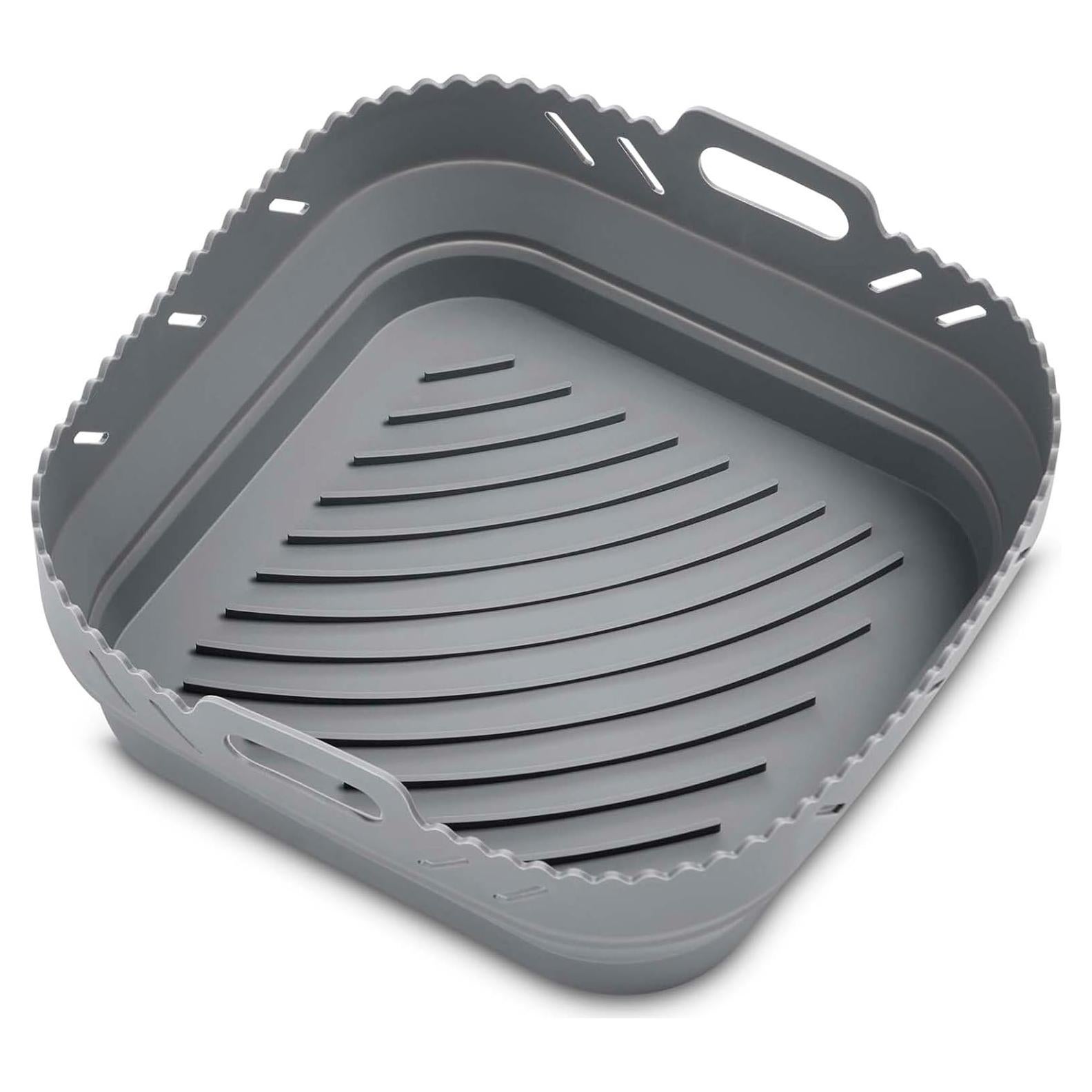 Forro de Silicona Plegable HIC Kitchen 22.86 cm Cuadrado 5-7 Qt