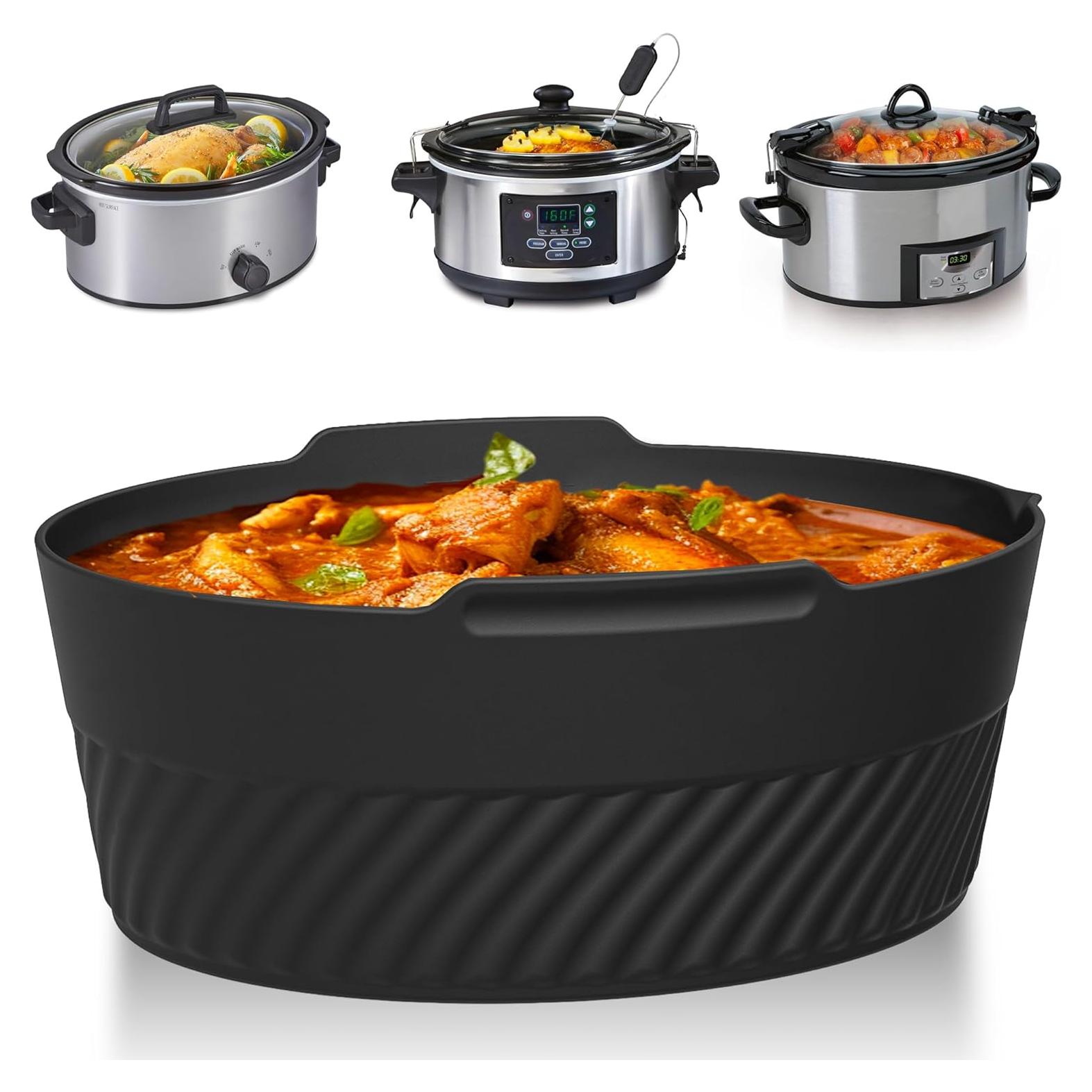 Forros de Silicona Reutilizables Maywe Tanso para Olla de Cocción Lenta 6 QT