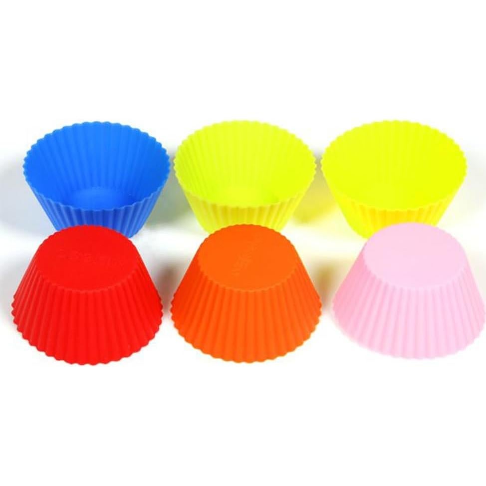 Moldes de Silicona para Muffin 24pcs Reutilizables JIANWEI