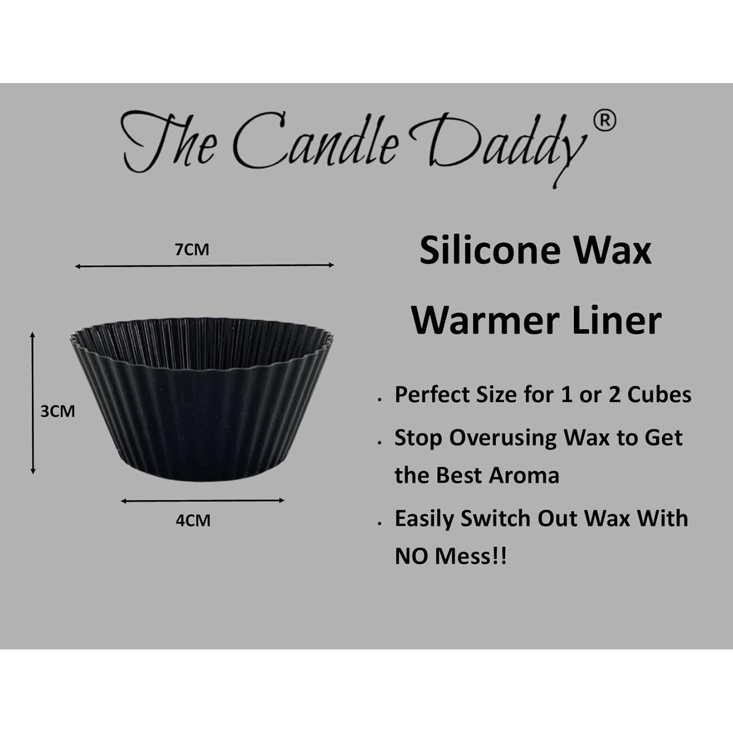 Paquete de 3 Forros de Silicona The Candle Daddy para Calentadores de Cera