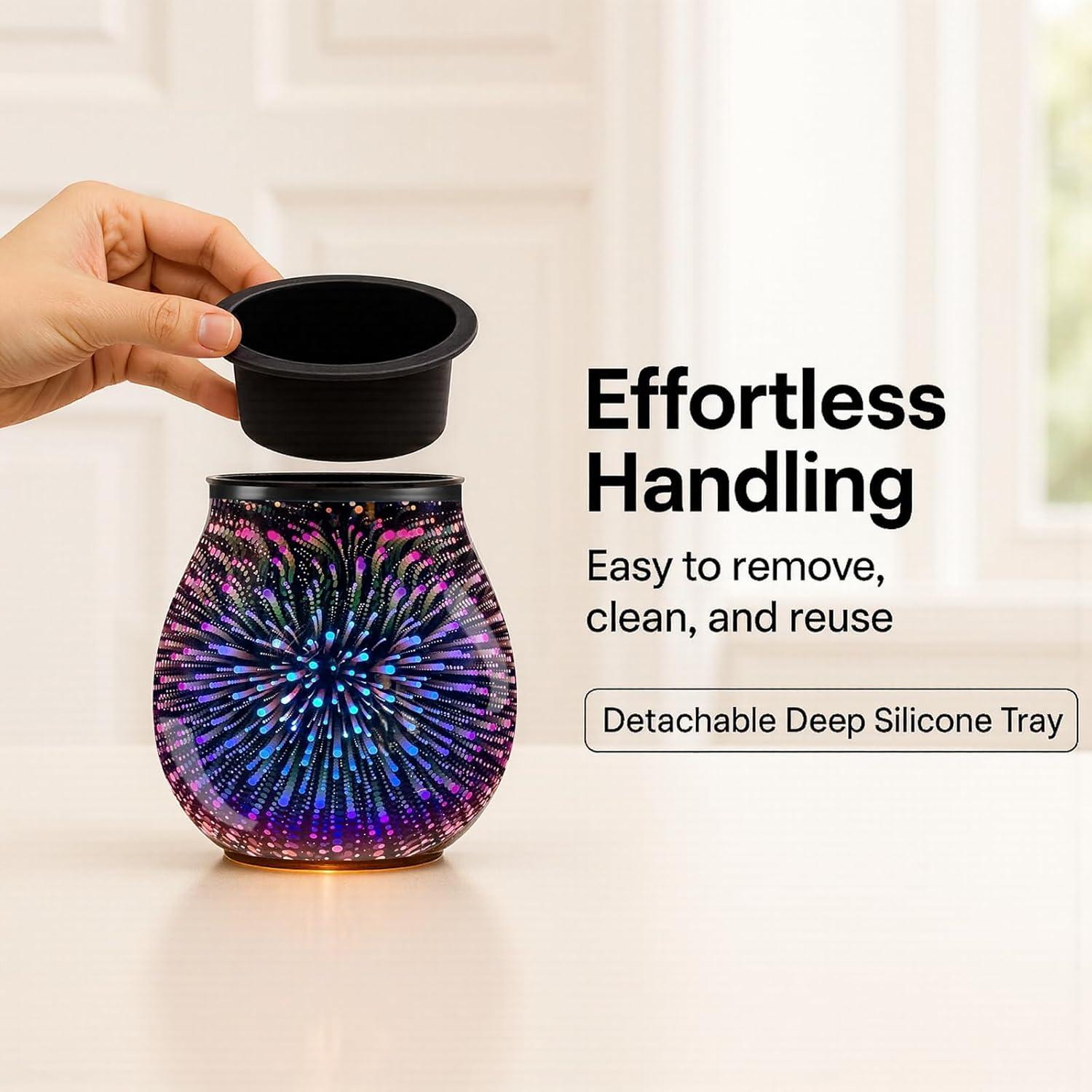 Bandeja de Silicona Leyoue para Calentadores de Cera - 2 Piezas