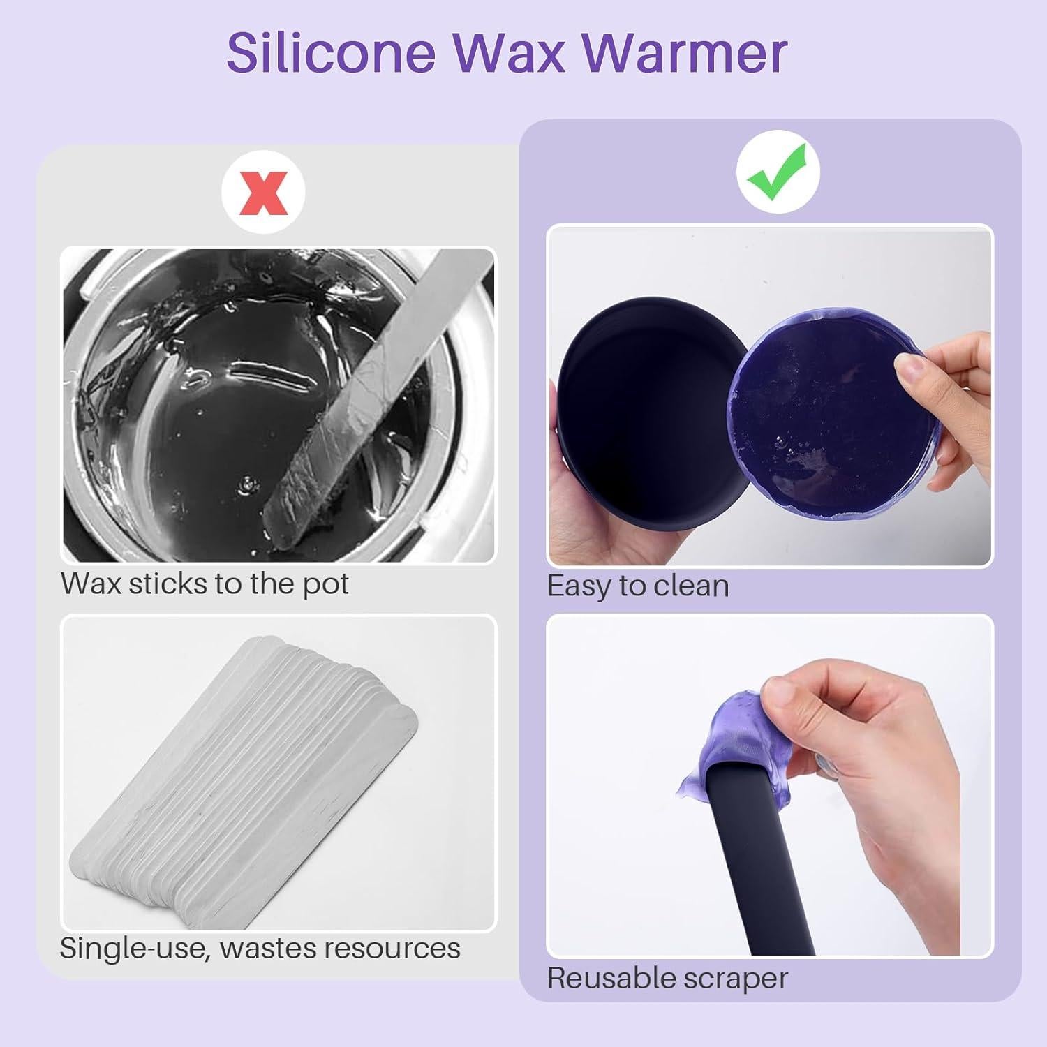 Forros de Silicona para Recipientes de Cera BLITZWAX 2 Pcs