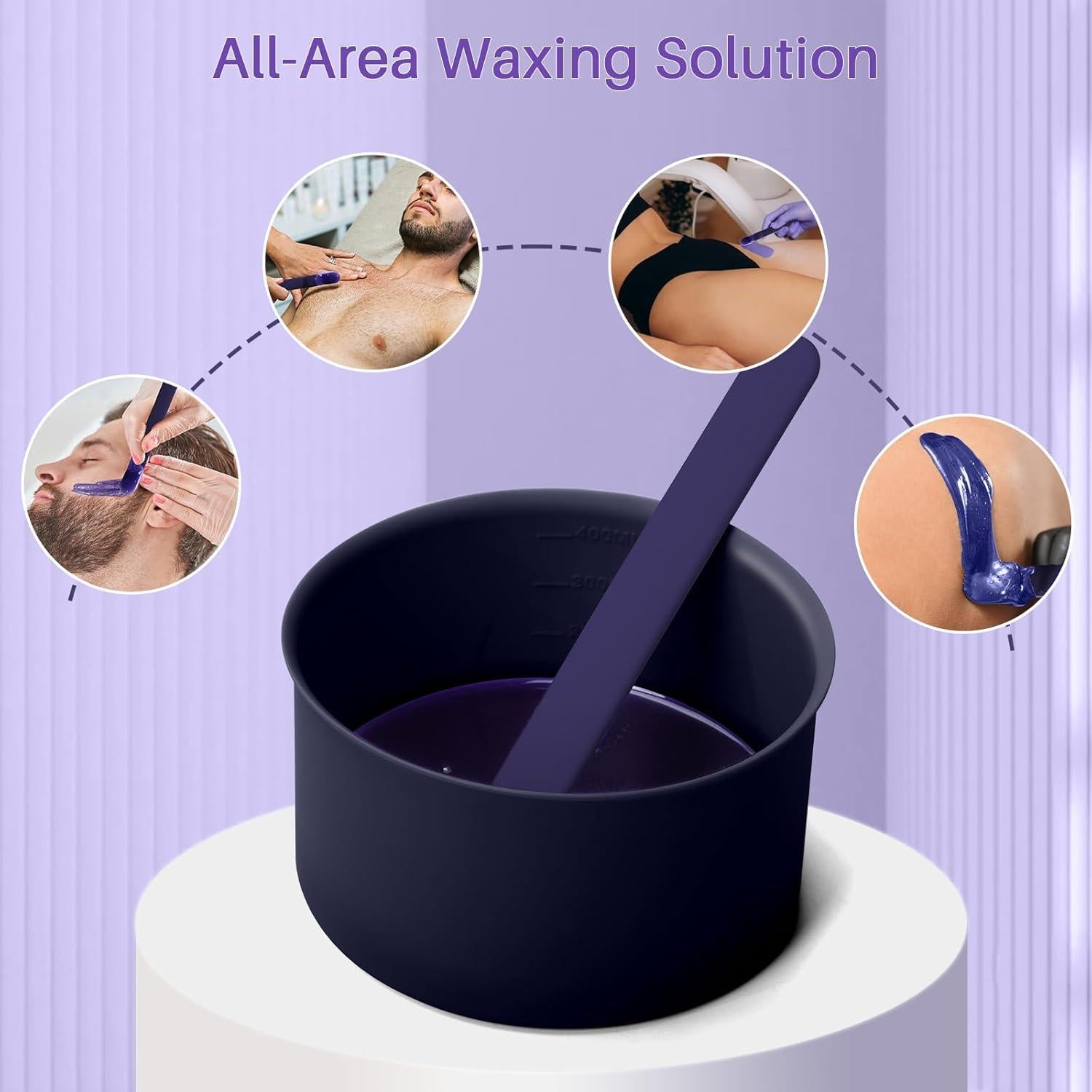 Forros de Silicona para Recipientes de Cera BLITZWAX 2 Pcs