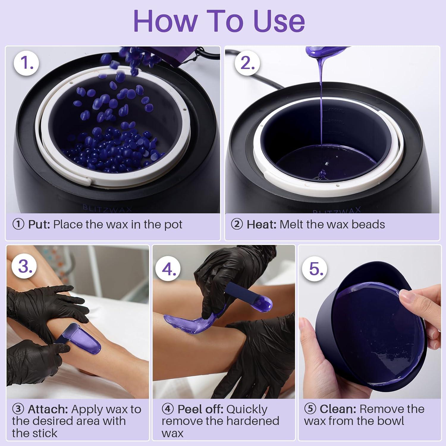 Forros de Silicona para Recipientes de Cera BLITZWAX 2 Pcs