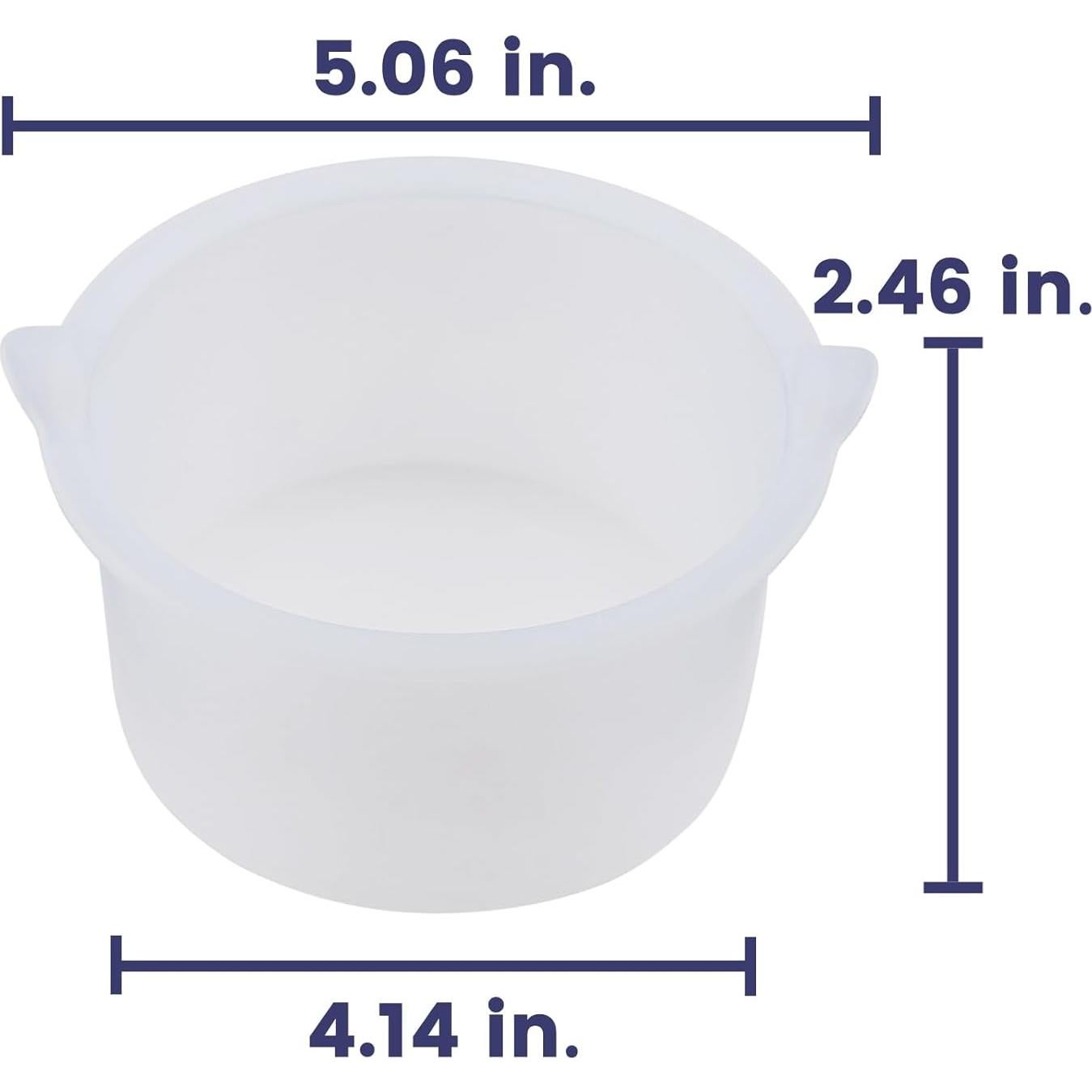 Tazón de Silicona Antiadherente Delanie 500ml para Depilación