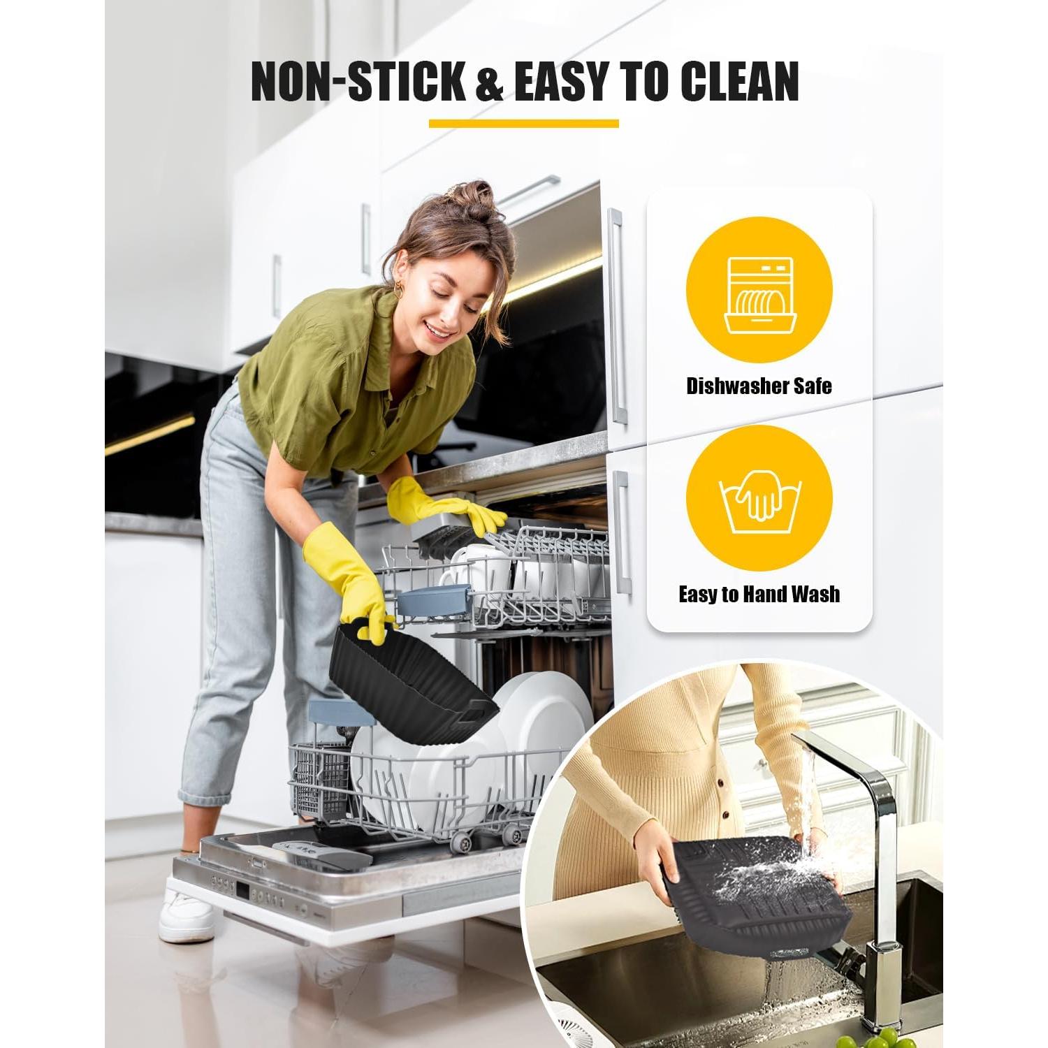 Forros de Silicona Ninja Crispi para Freidora de Aire 4QT y 6T