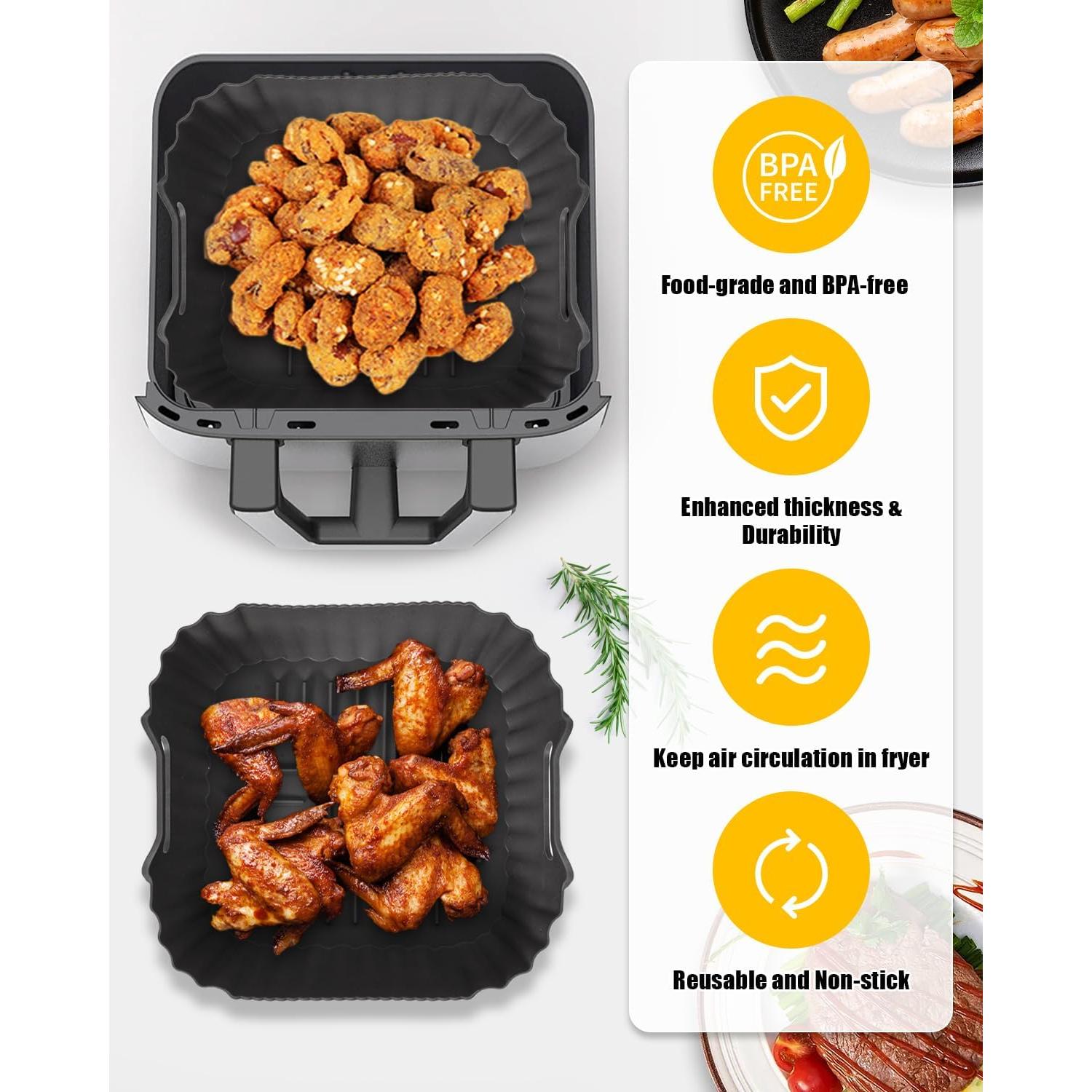 Forros de Silicona Ninja Crispi para Freidora de Aire 4QT y 6T