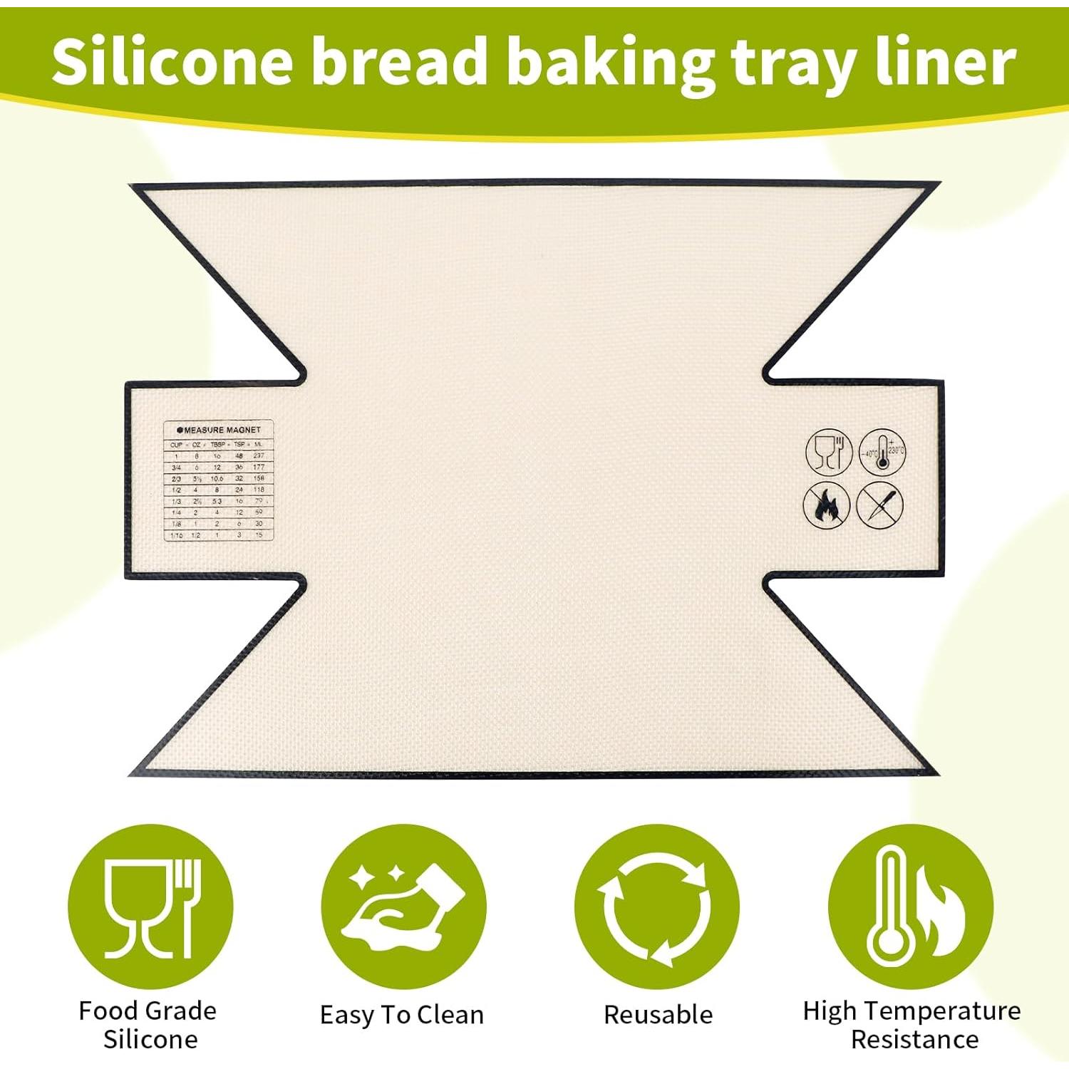 Forros de Silicona para Pan Cabipeove 2 Pcs Antideslizantes