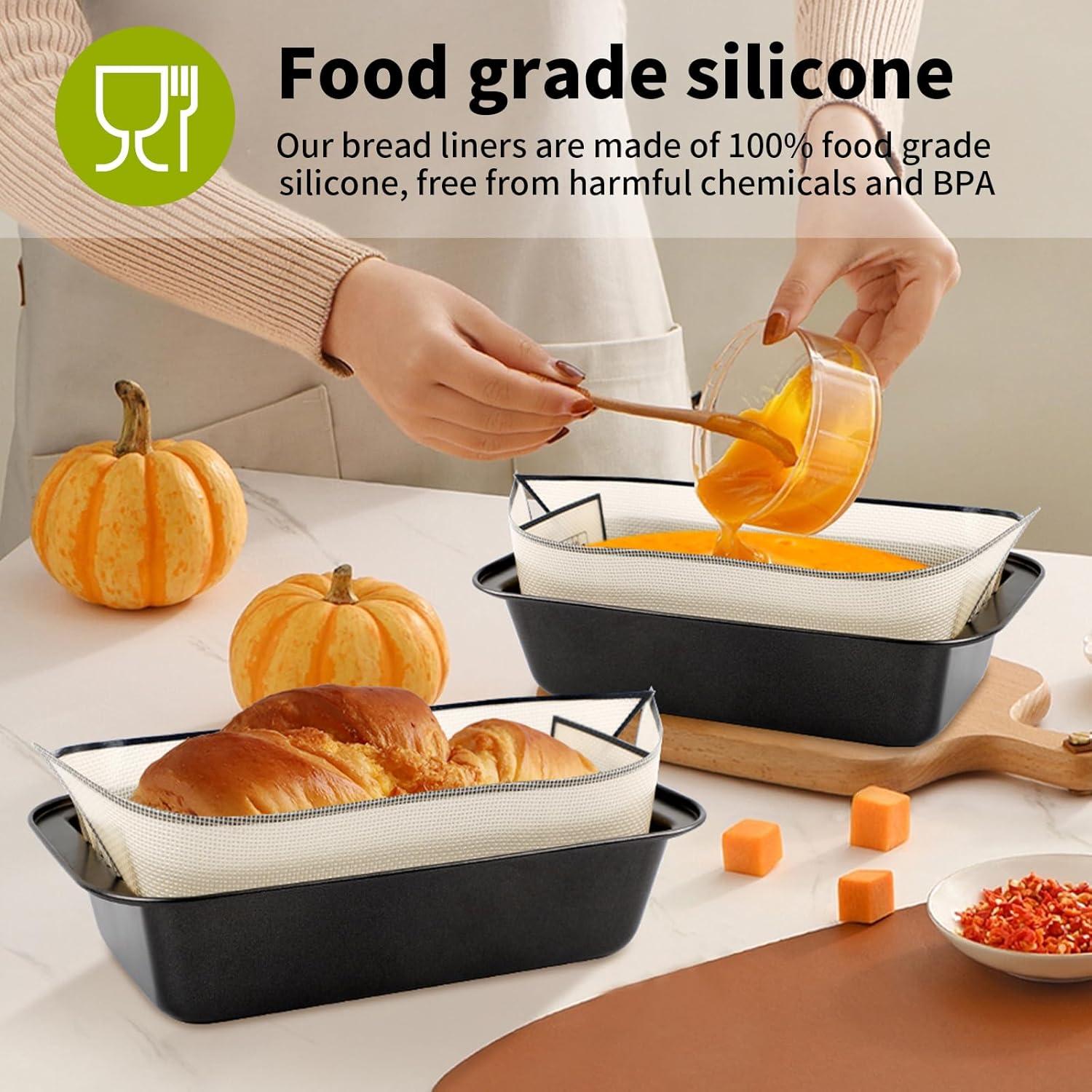 Forros de Silicona para Pan Cabipeove 2 Pcs Antideslizantes