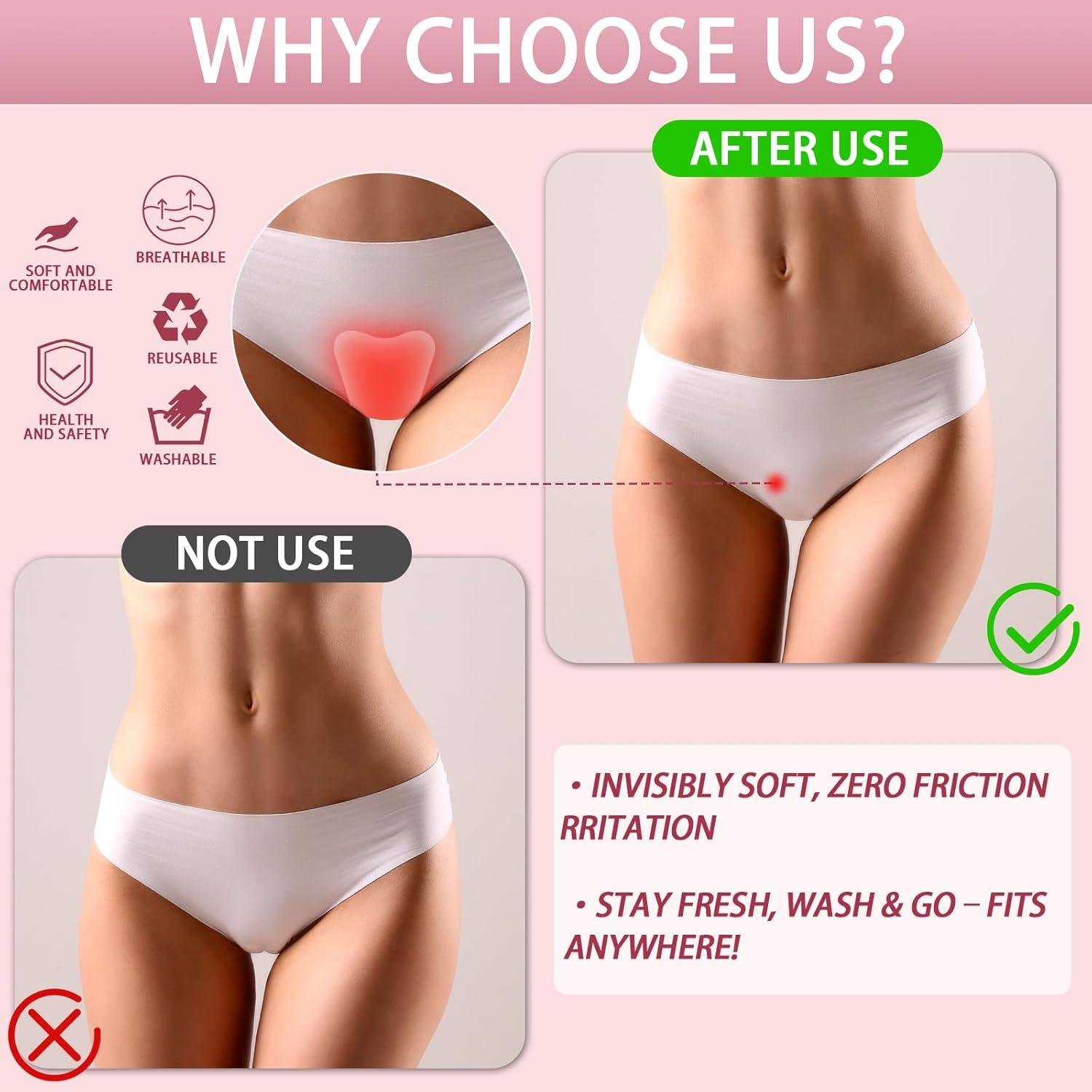 Paquete de 5 Insertos de Silicona Inefticism - Corrector Reutilizable para Mujeres