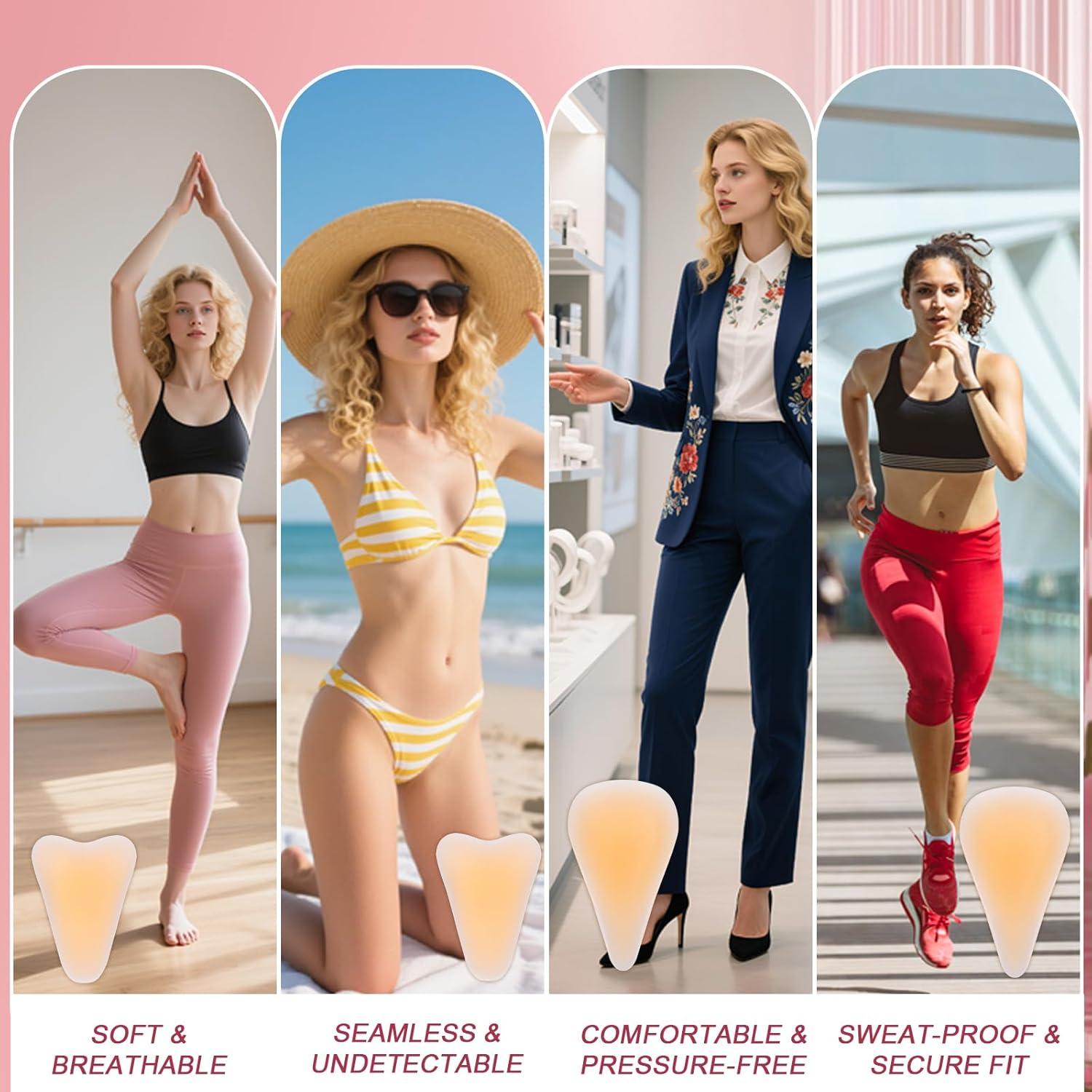 Paquete de 5 Insertos de Silicona Inefticism - Corrector Reutilizable para Mujeres