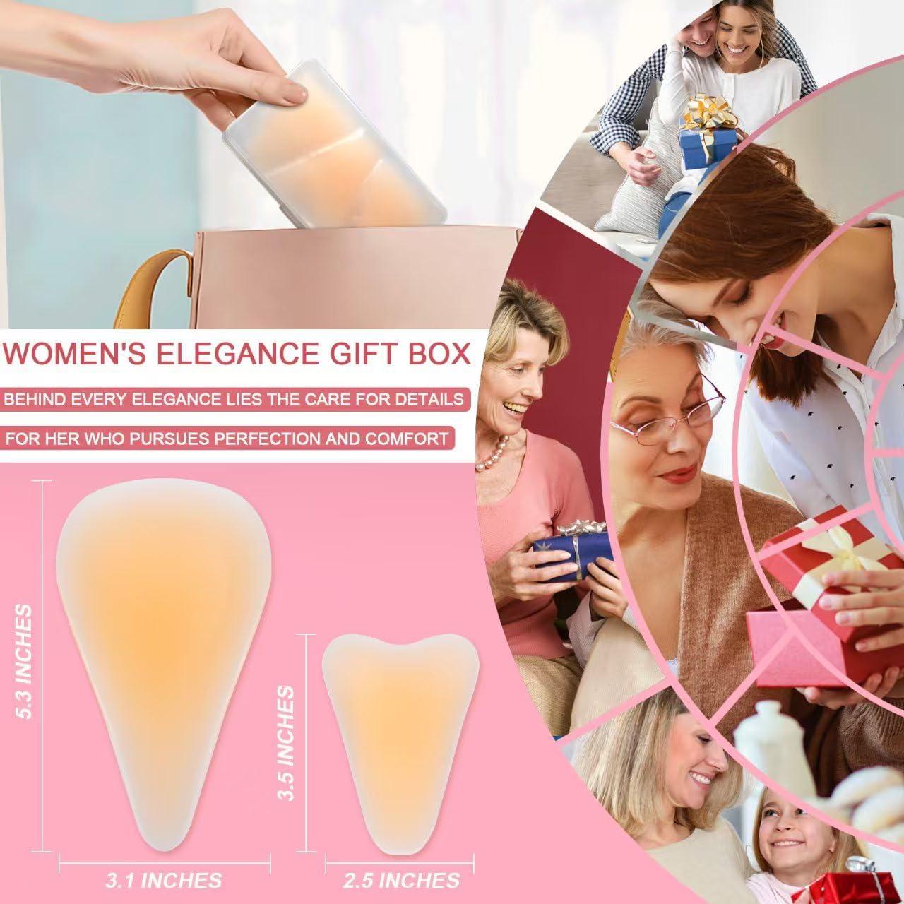 Paquete de 5 Insertos de Silicona Inefticism - Corrector Reutilizable para Mujeres