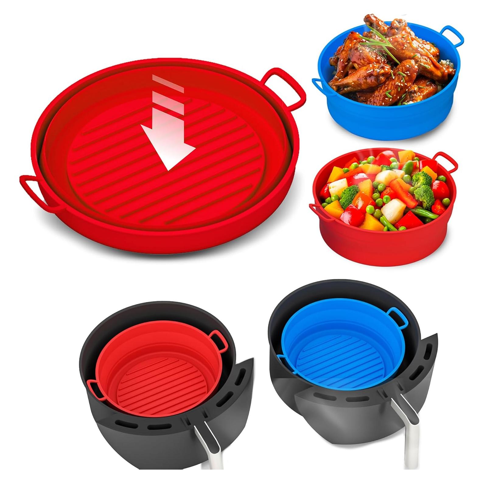 Forros de Silicona Reutilizables Lotteli para Freidora de Aire 5QT