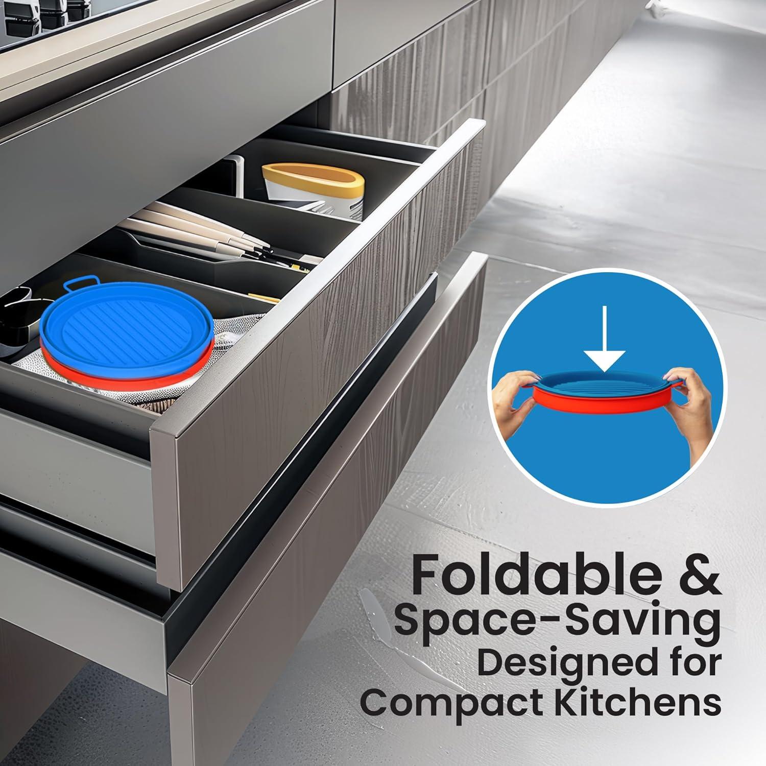 Forros de Silicona Reutilizables Lotteli para Freidora de Aire 5QT