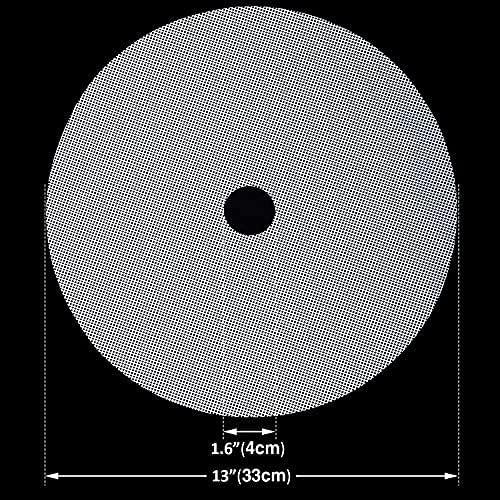 Hojas de Silicona Redondas Blulu 8 Piezas Antiadherentes 33cm