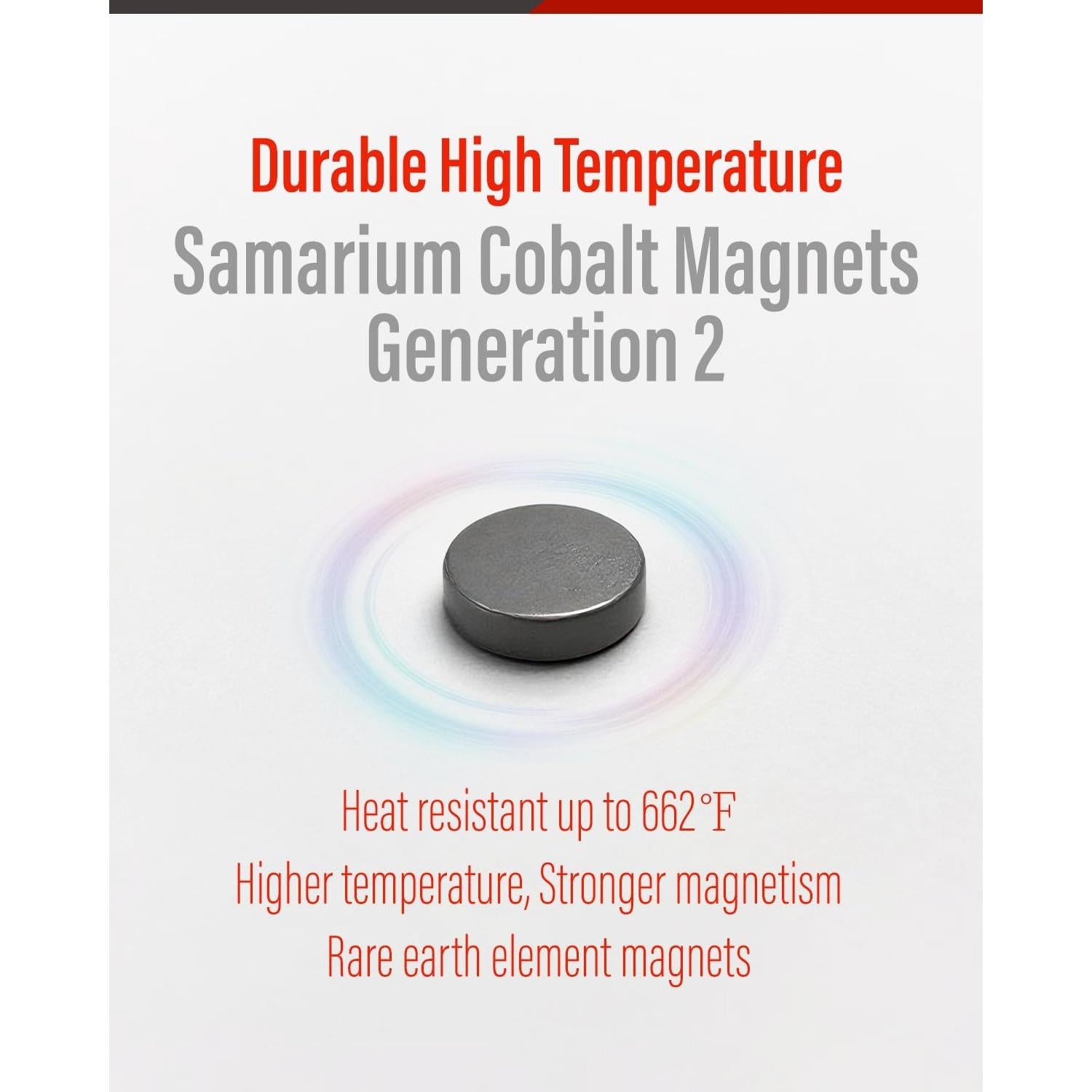 Hebillas Magnéticas de Silicona WM Infinito para Freidora de Aire - 13 Piezas