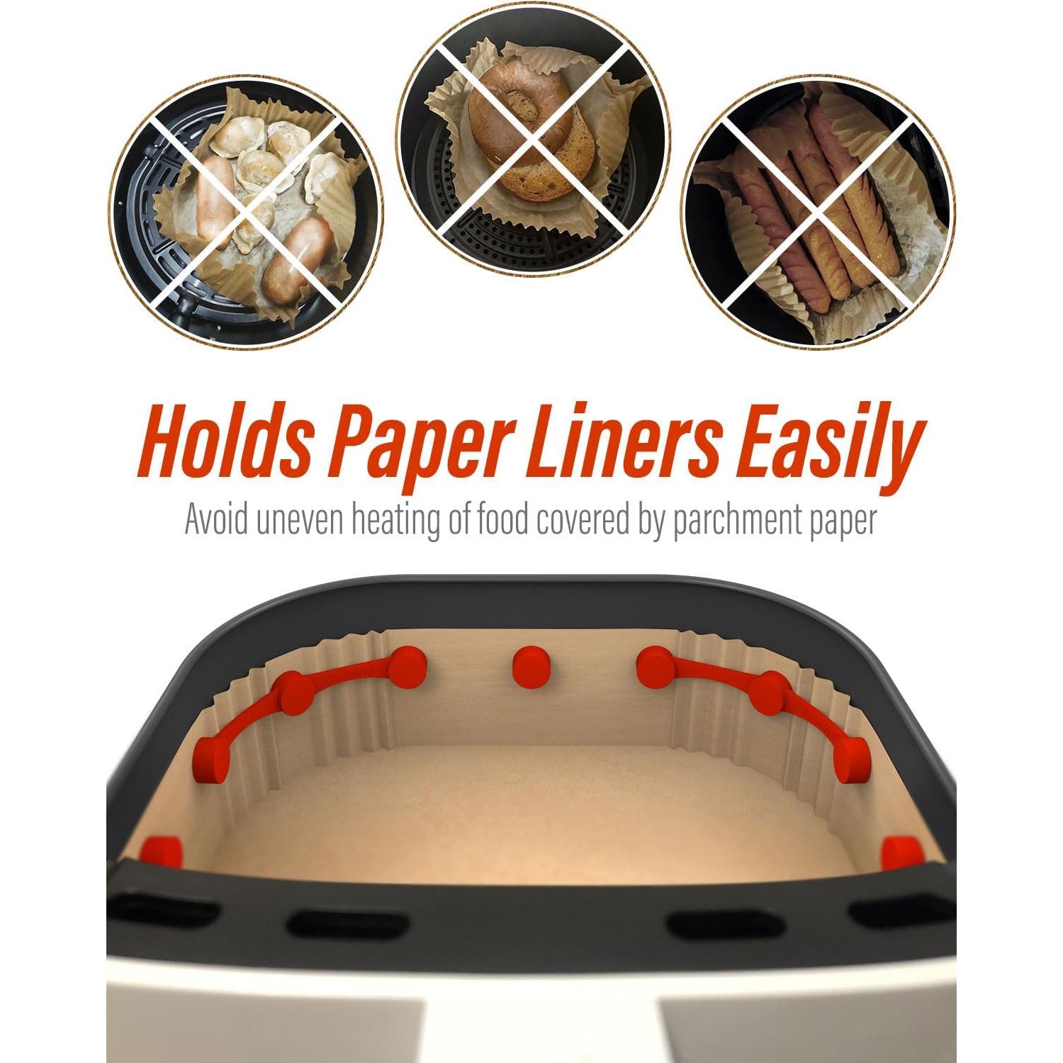 Hebillas Magnéticas de Silicona WM Infinito para Freidora de Aire - 13 Piezas