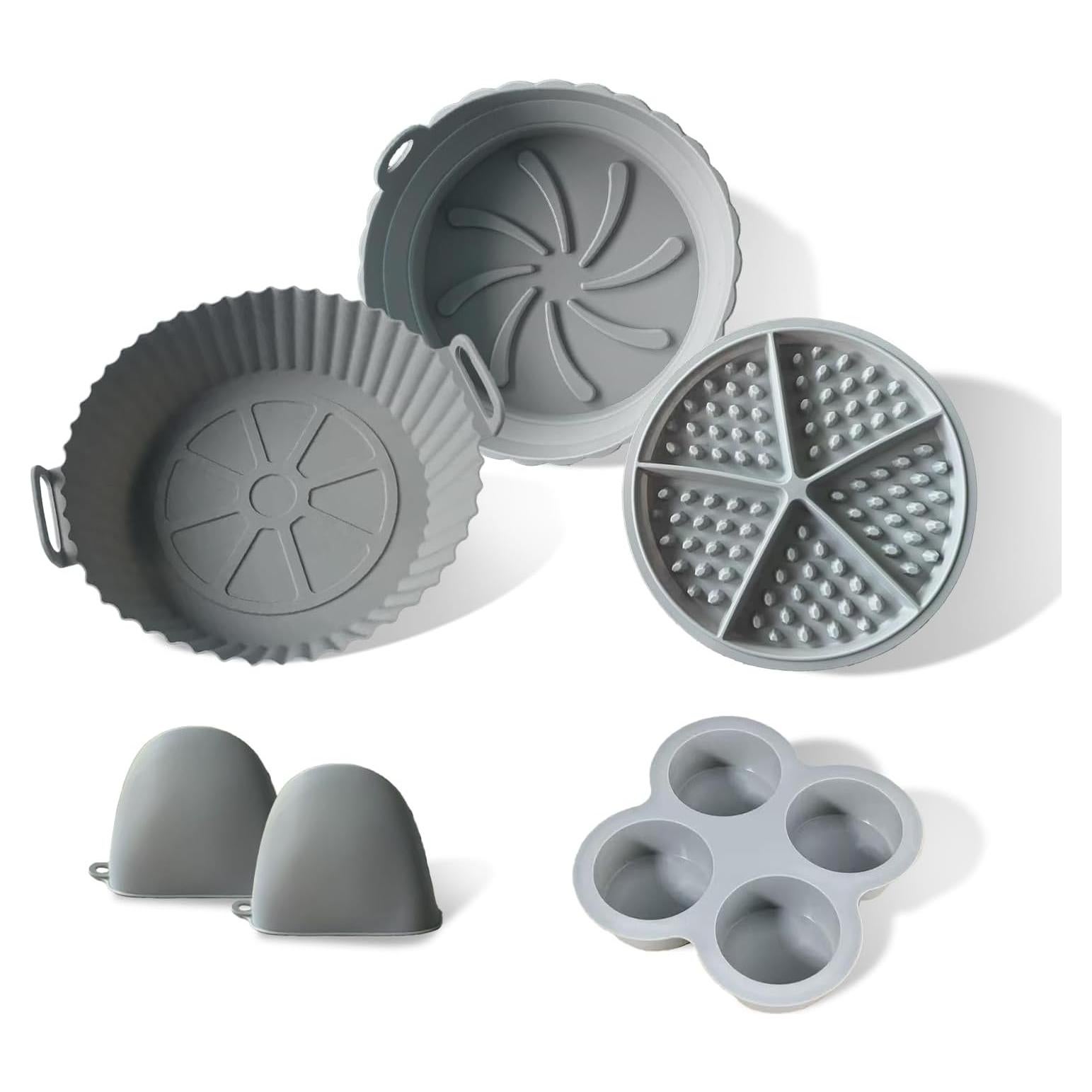 Juego de Forros de Silicona para Freidora de Aire NebulaEdge 5 Piezas