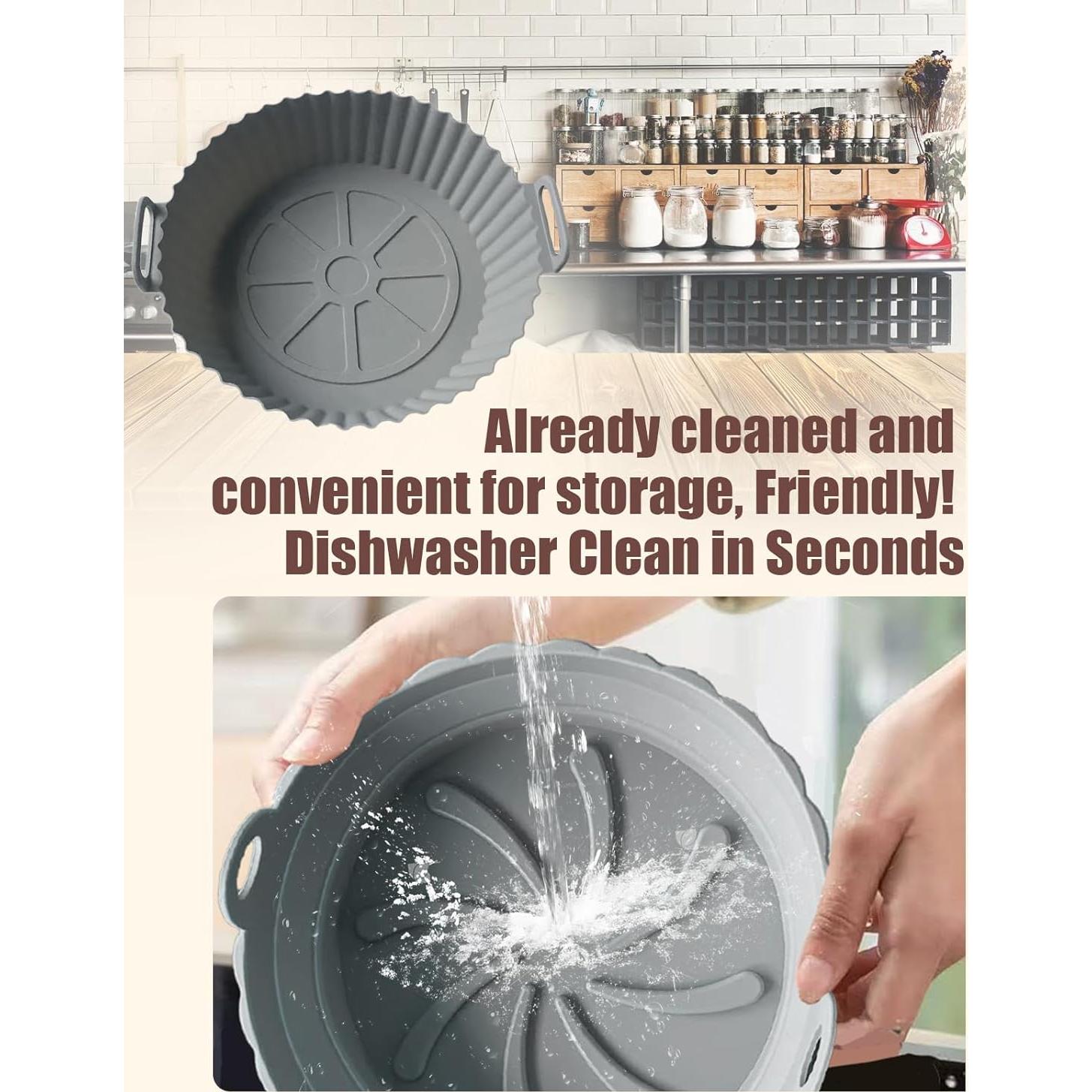 Juego de Forros de Silicona para Freidora de Aire NebulaEdge 5 Piezas