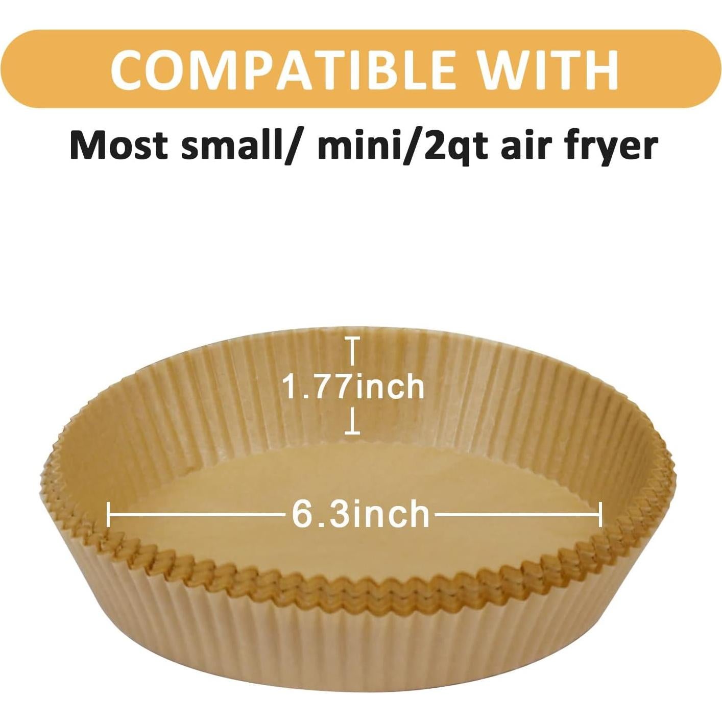 Forros de papel pergamino SIUDANGKA 100 piezas 16x4.5cm