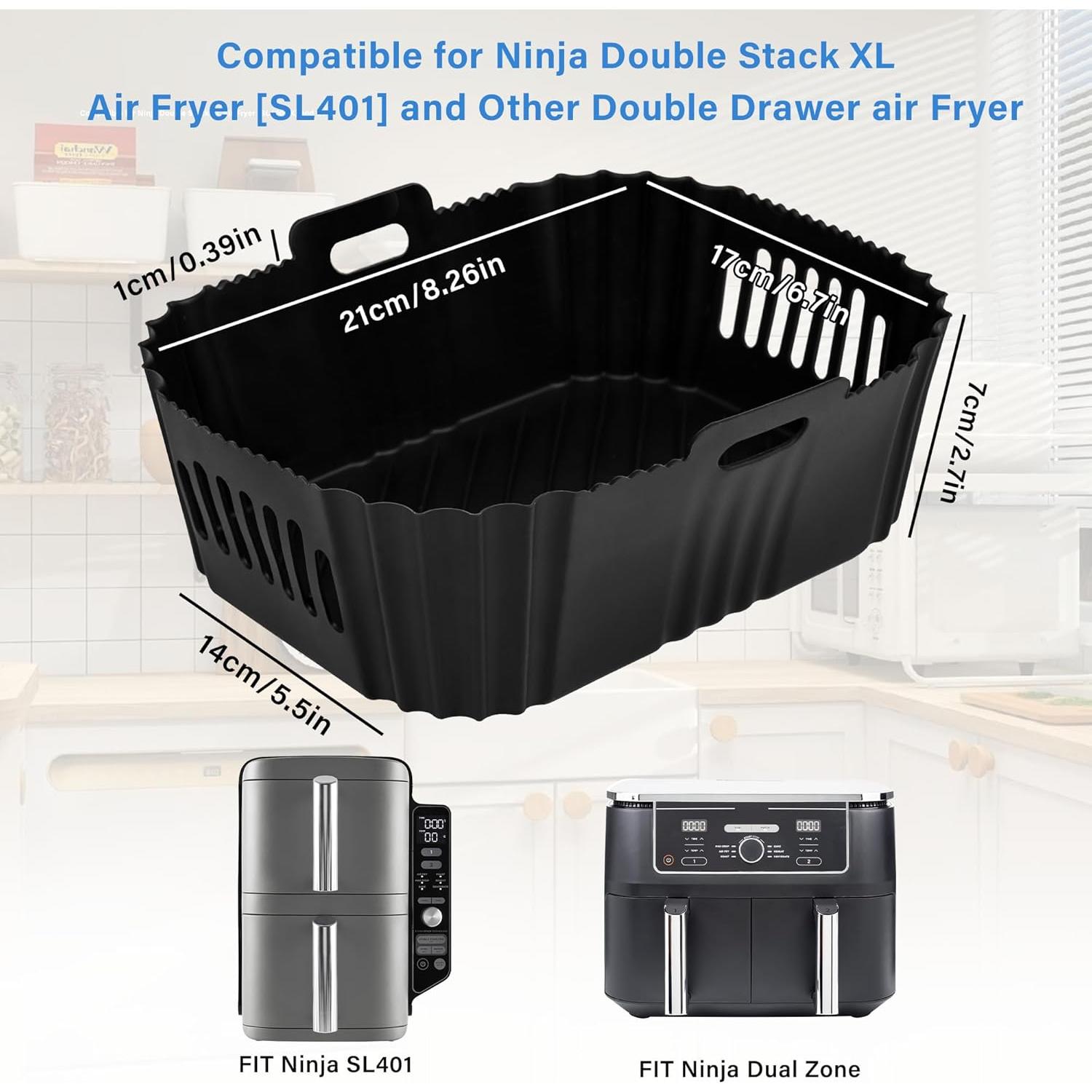 Forros de Silicona Fioxcomko para Freidora Ninja SL401 XL
