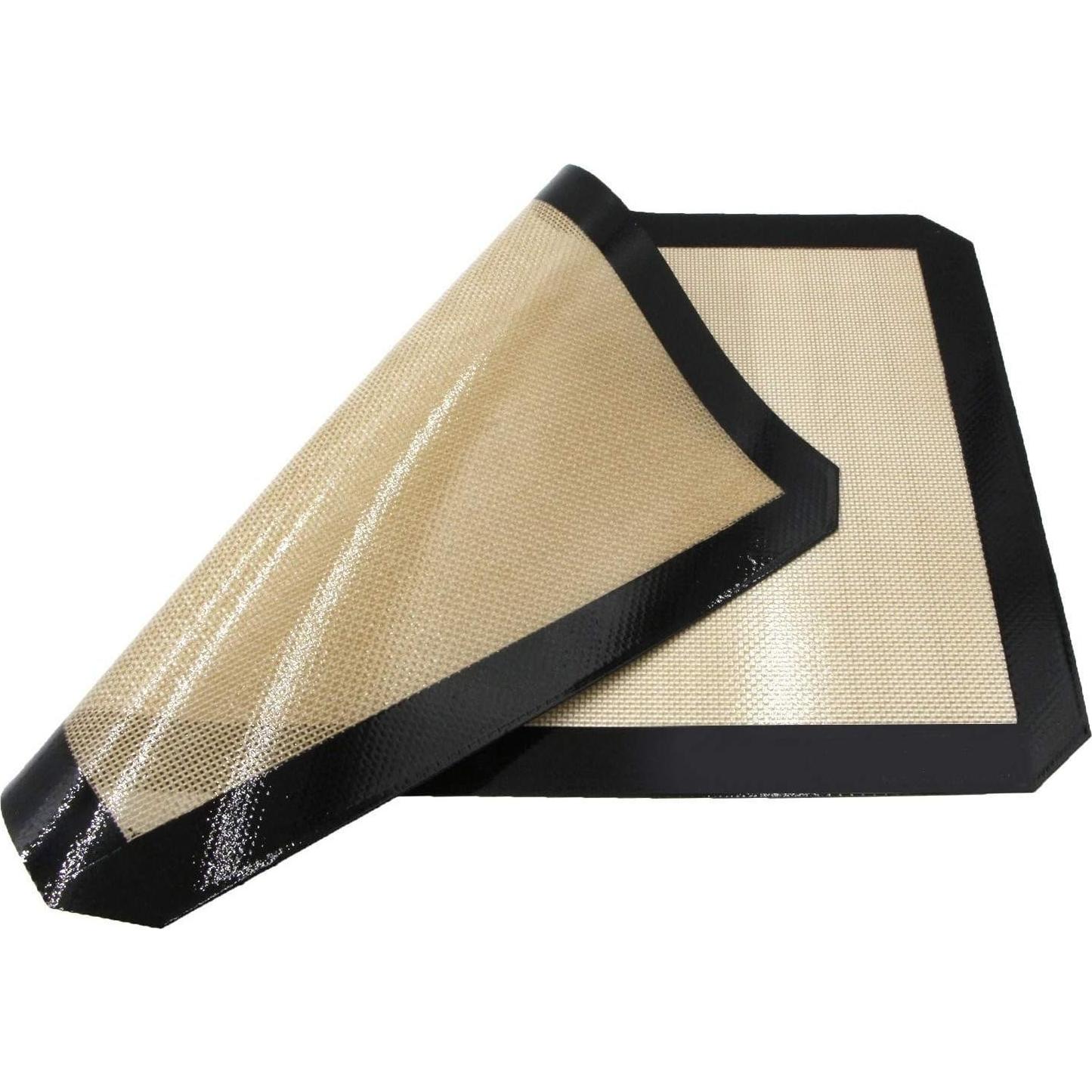 Mats de Hornear de Silicona Antiadherente BOGZON - 2 Piezas 29.2x21.6 cm