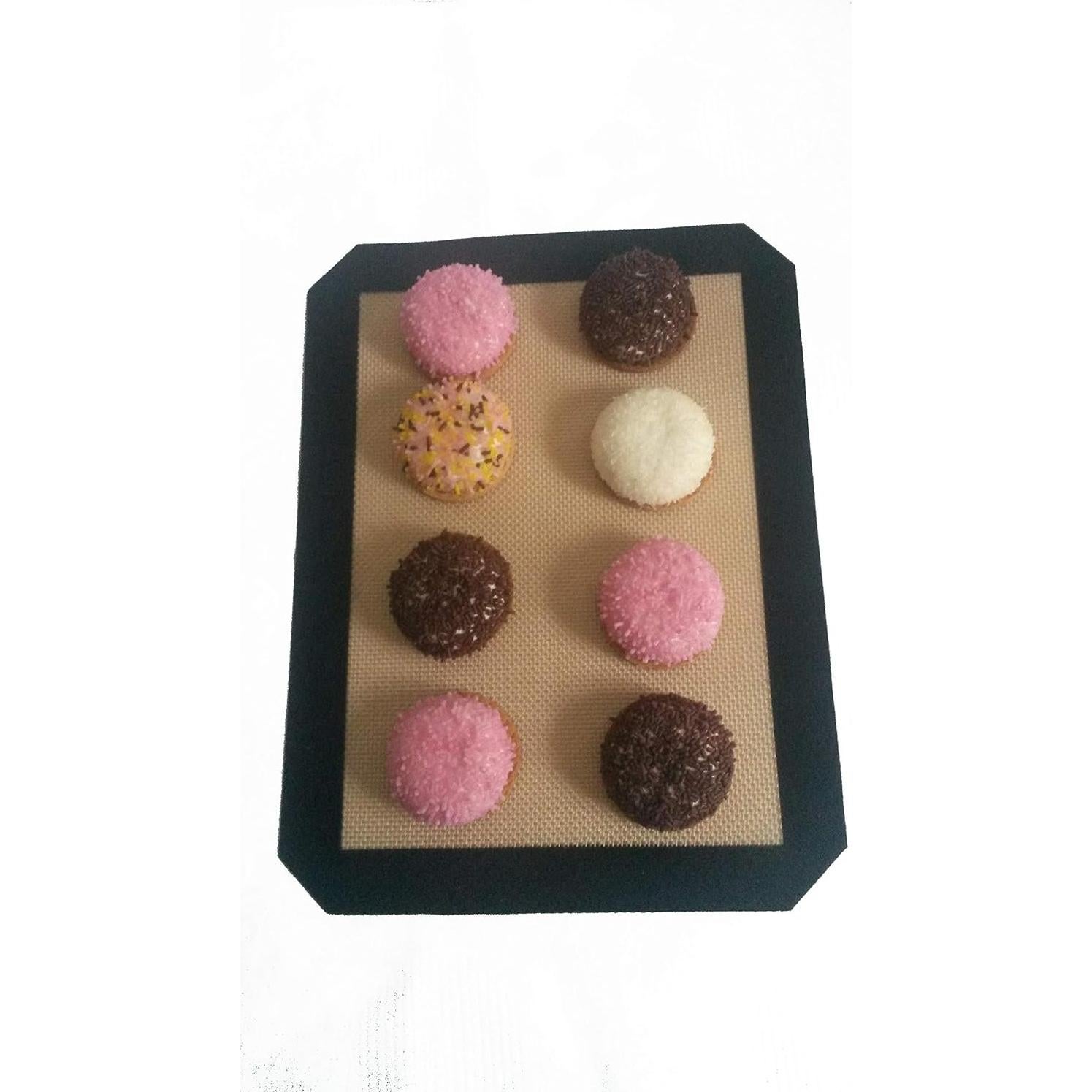 Mats de Hornear de Silicona Antiadherente BOGZON - 2 Piezas 29.2x21.6 cm