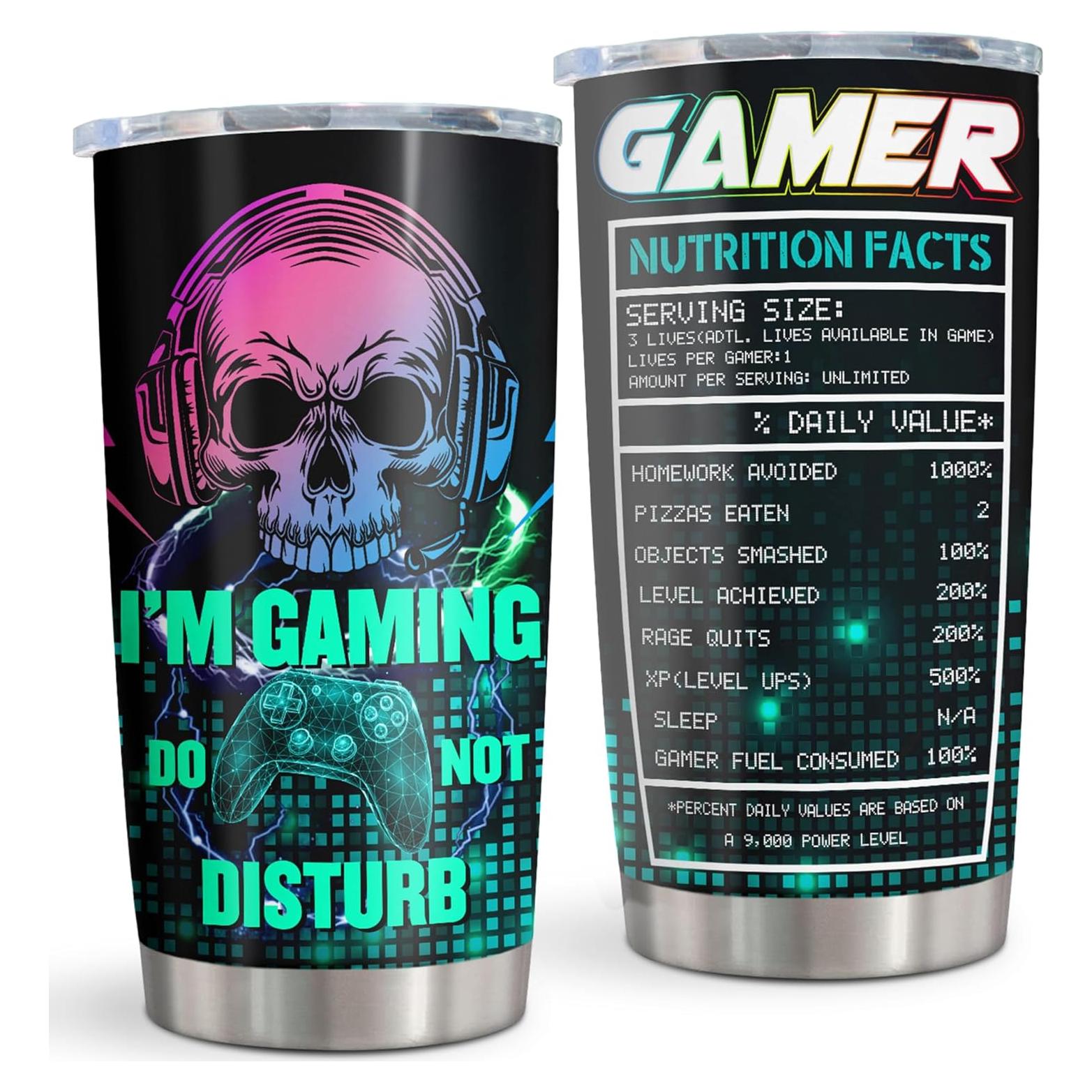Taza Gamer Vutieso 591 ml, Diseño Moderno y Resistente
