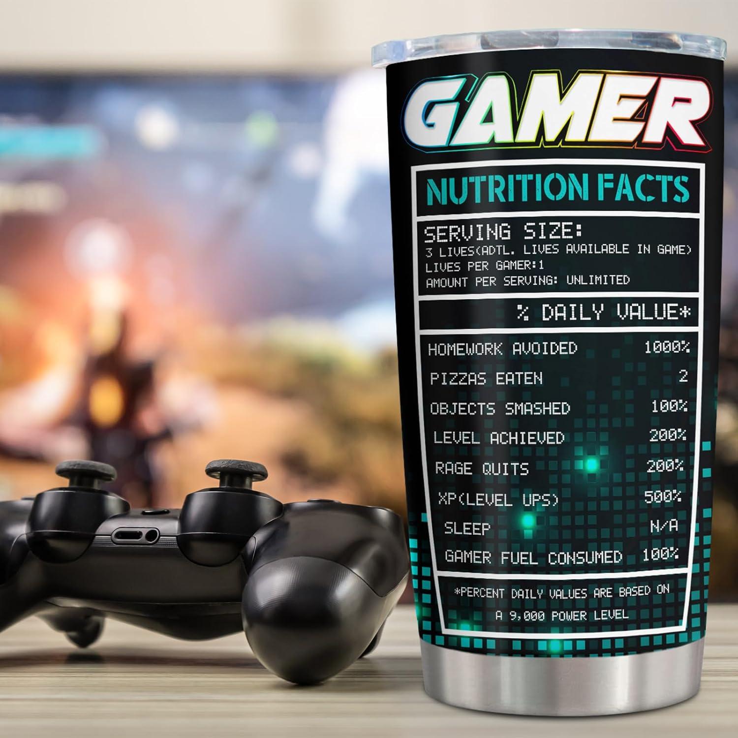 Taza Gamer Vutieso 591 ml, Diseño Moderno y Resistente