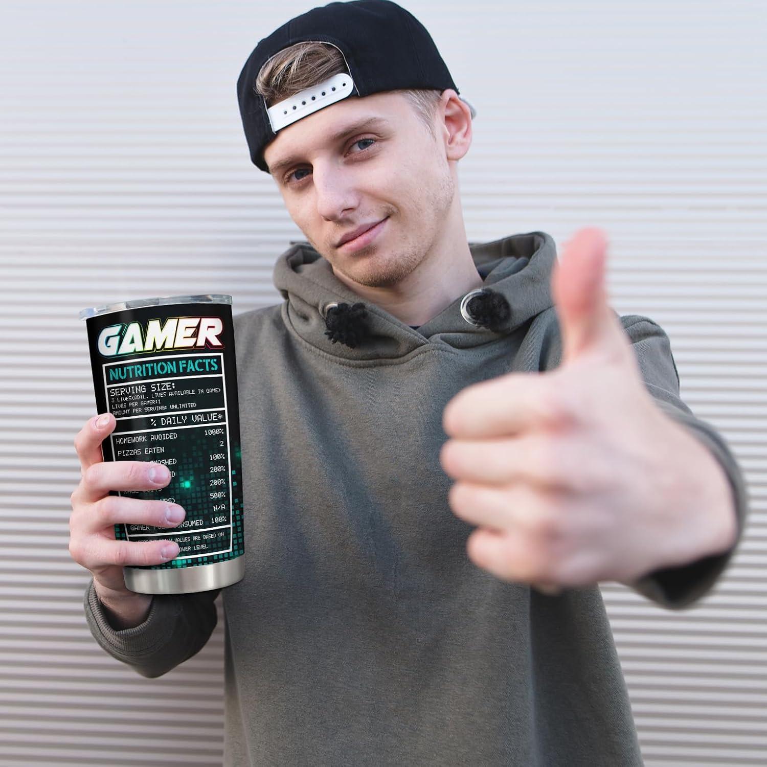 Taza Gamer Vutieso 591 ml, Diseño Moderno y Resistente