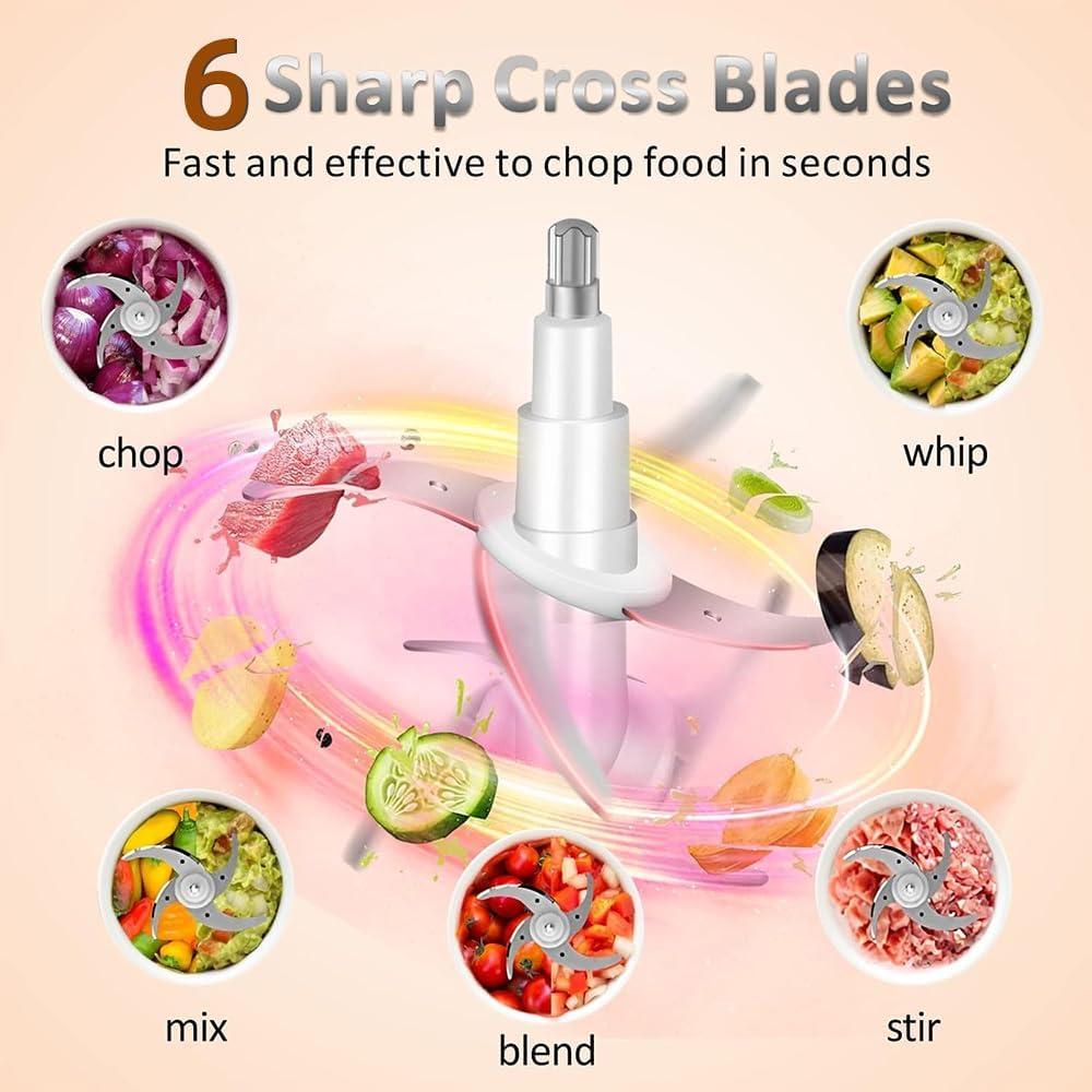 Picadora de Carne LAC LAICHY L-7816, 350W, 2 Tazones 16 Tazas