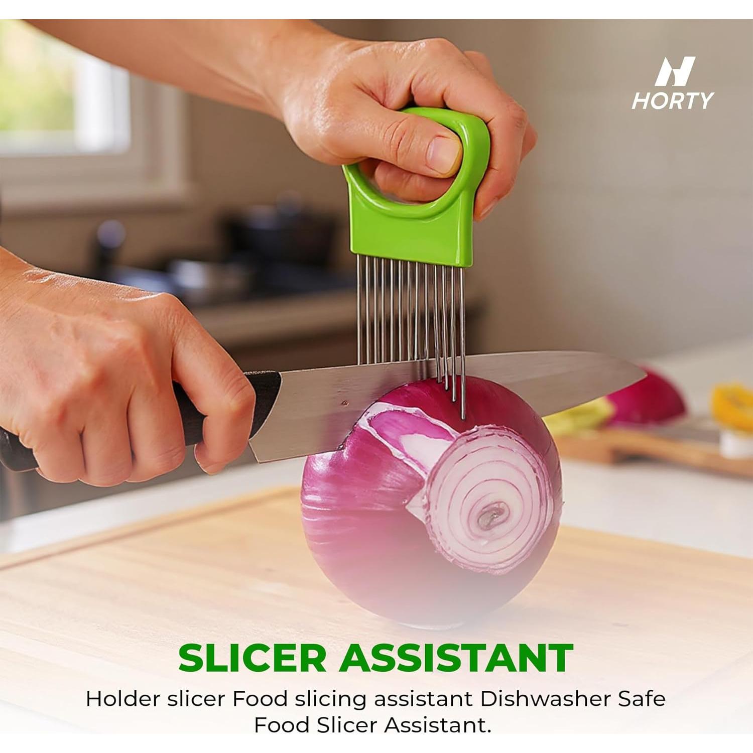 Cortador de Verduras HORTY 18 en 1 Multifuncional Gris