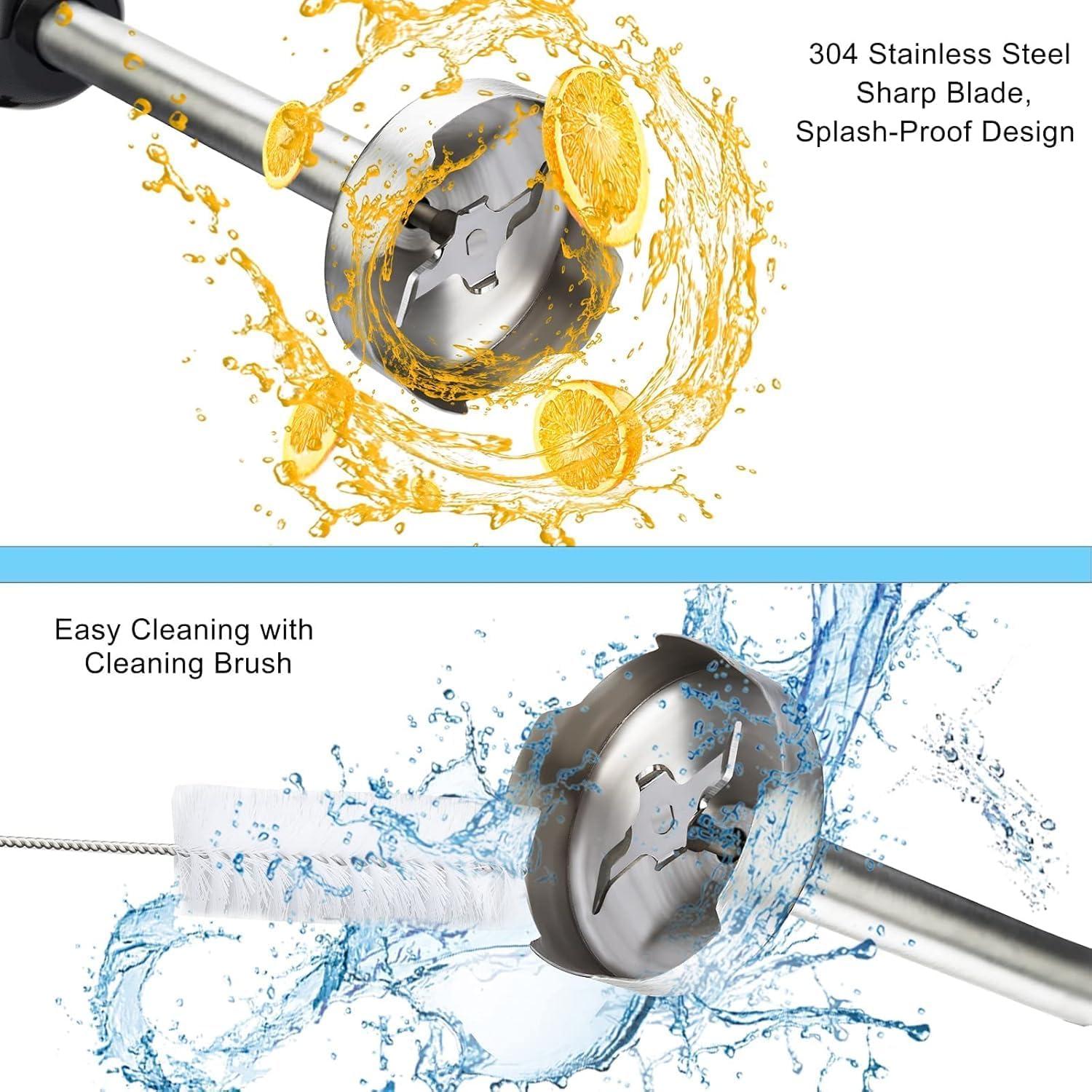 Batidora de Inmersión Keylitos 1000W 5 en 1 con Picadora 600ML