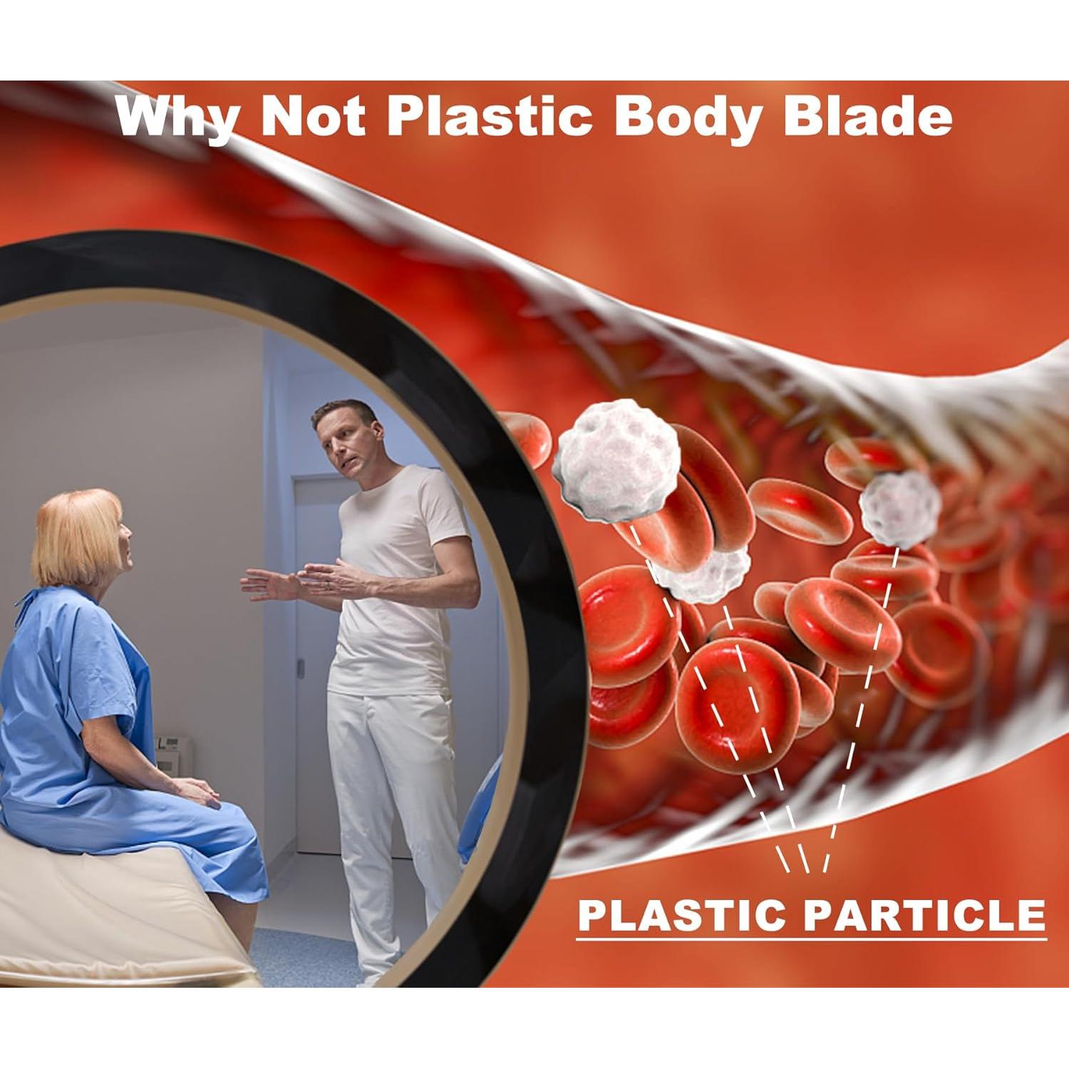 Cuchilla de Procesador de Alimentos LENONG Acero Inoxidable 4 Cuchillas