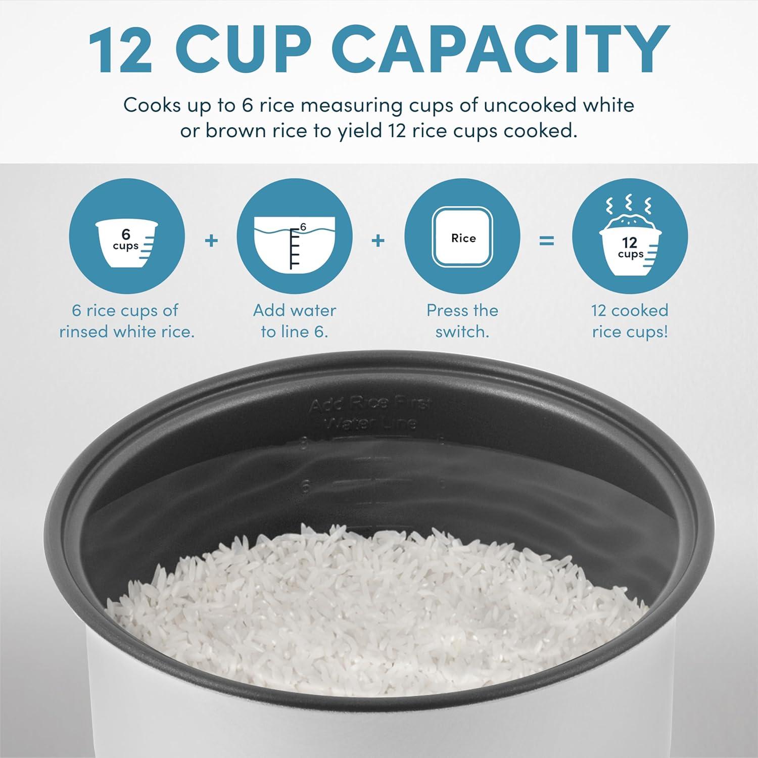 Olla Multicocina Digital AROMA 12 Tazas ARC-966BD Negra