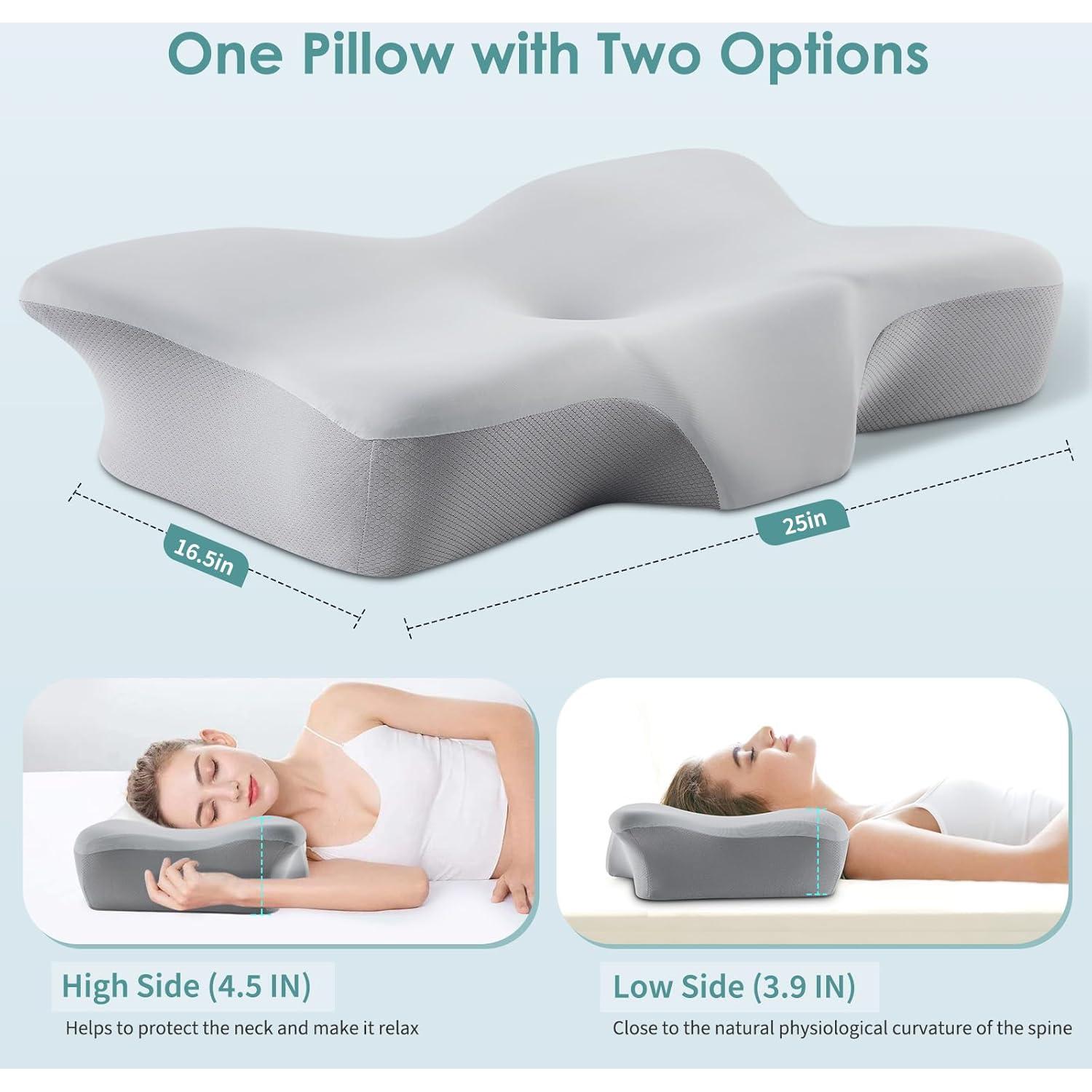 Almohada Cervical Silkena AL116-1 Espuma Viscoelástica 1.38 kg