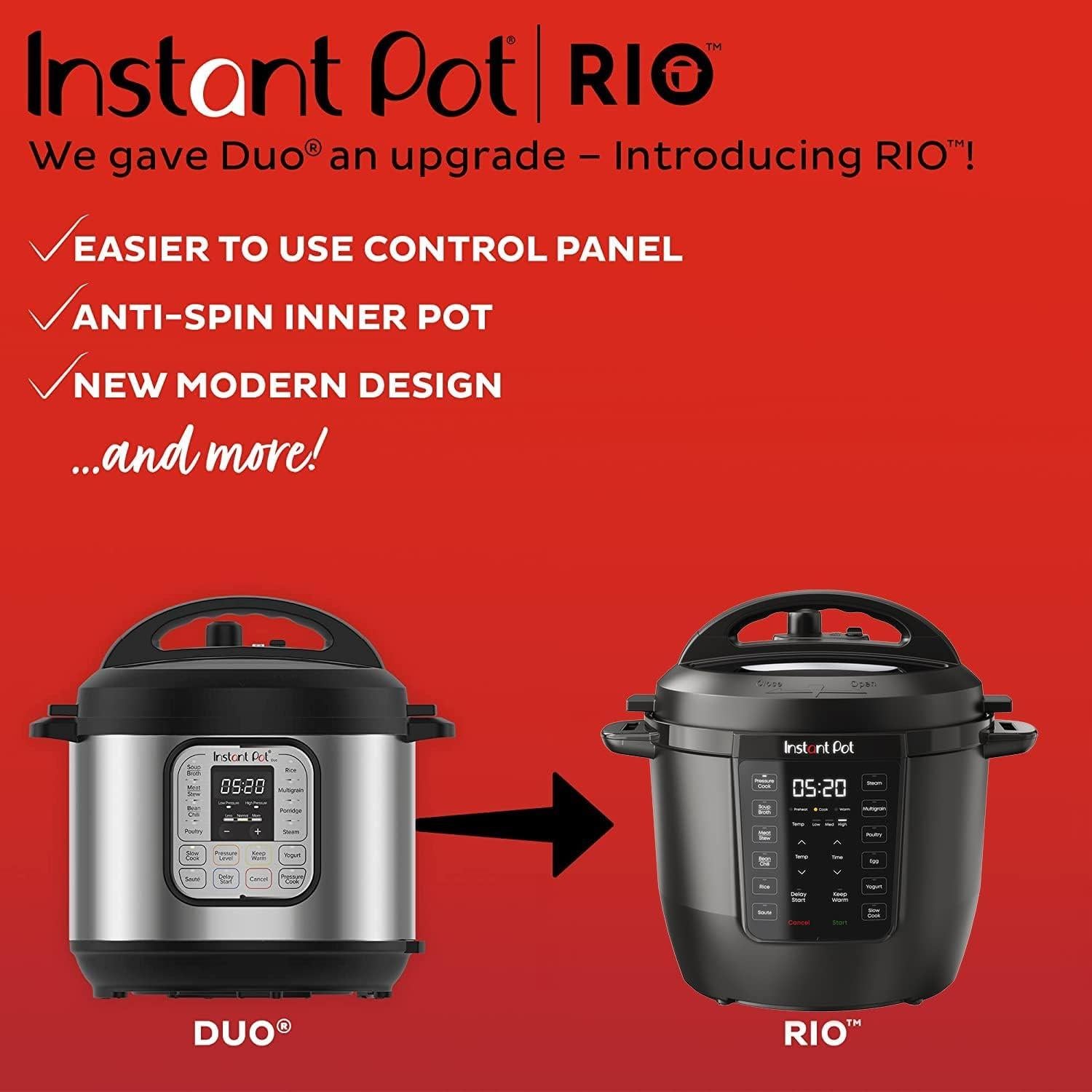 Olla eléctrica multifuncional Instant Pot RIO 6L 7 en 1