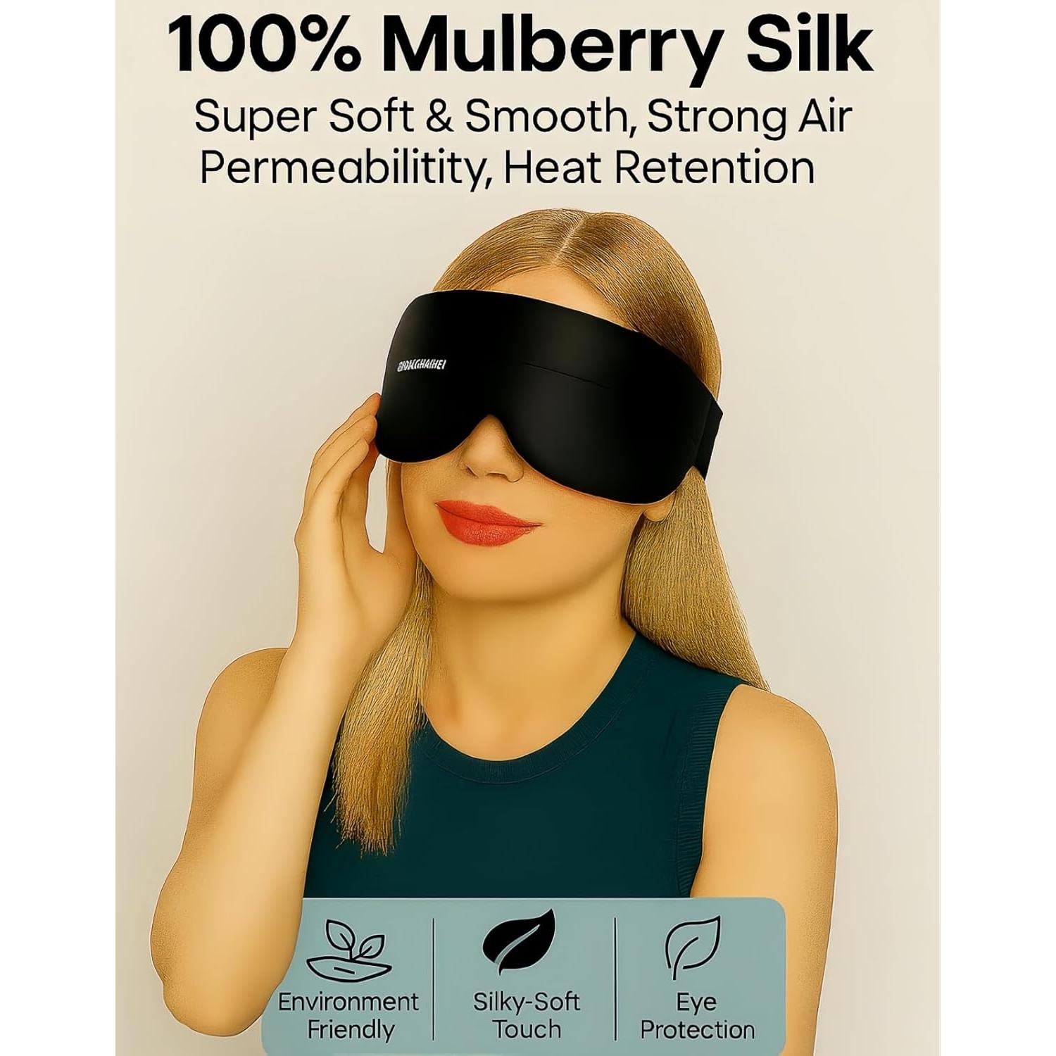 Mascarilla Ocular Calentada ZHENYEMEI - Alivio Ojos Secos 3 Niveles