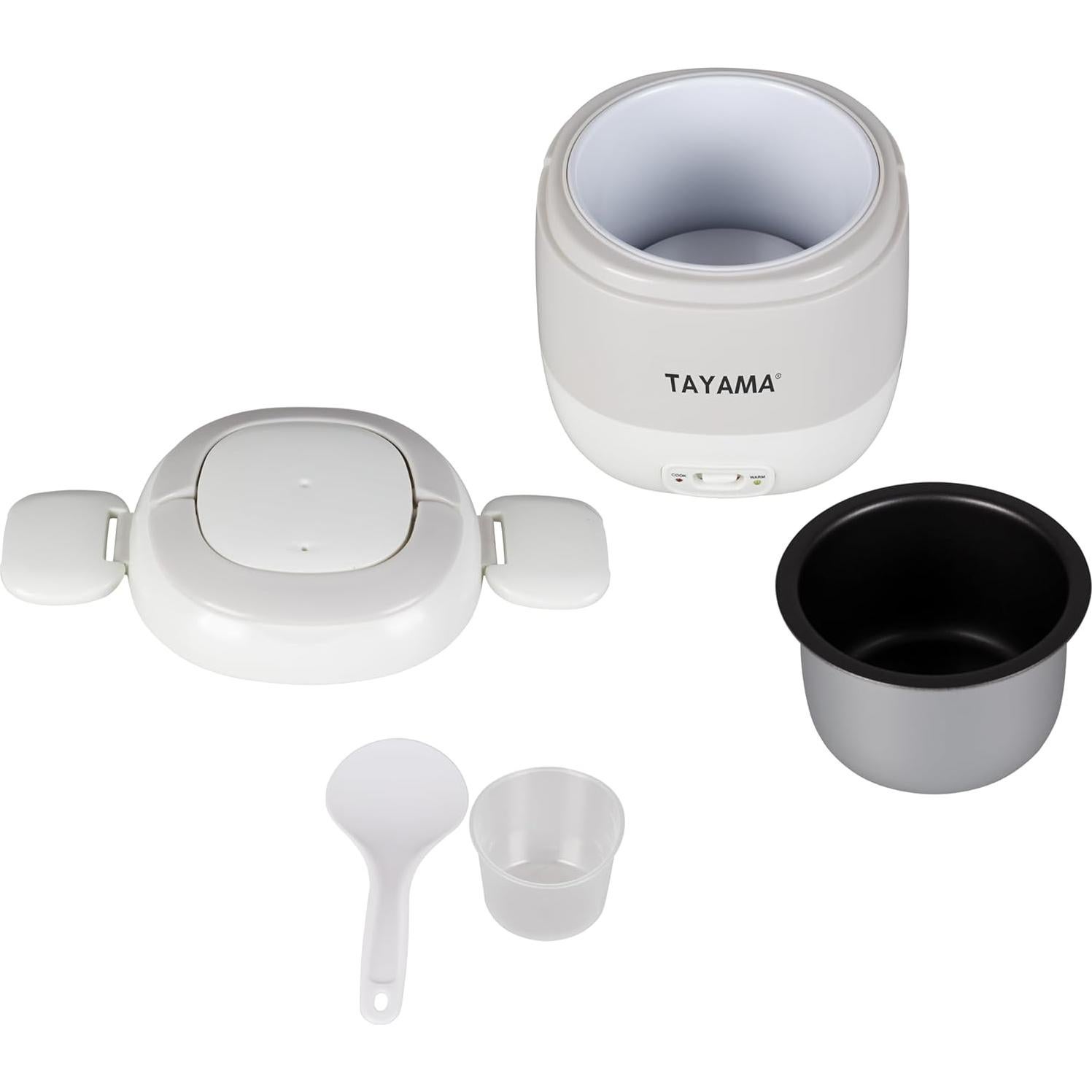 Olla Arrocera Mini Portátil Tayama TMRC-03R 1.5 Tazas Blanca