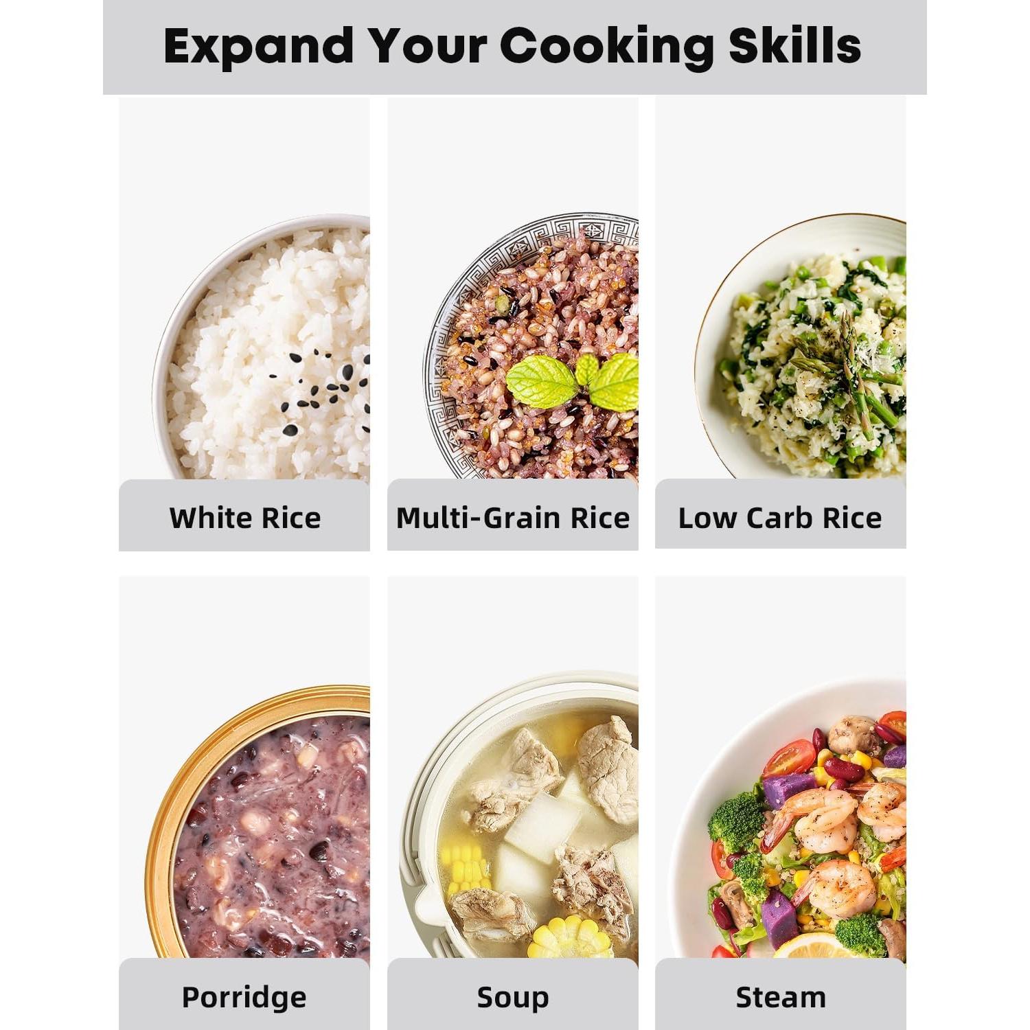 Cocedor de Arroz Novaspark 5 Tazas Acero Inoxidable 2.5L