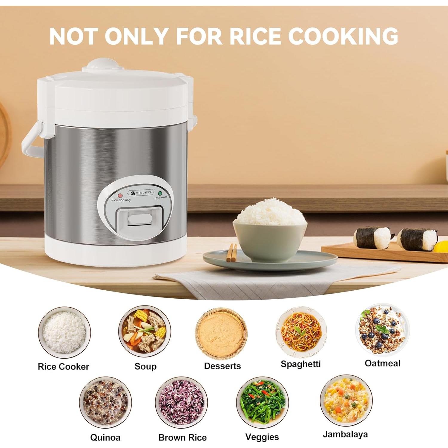 Olla Arrocera Eléctrica TIGRE BLANCO 1.5L para 5 Tazas