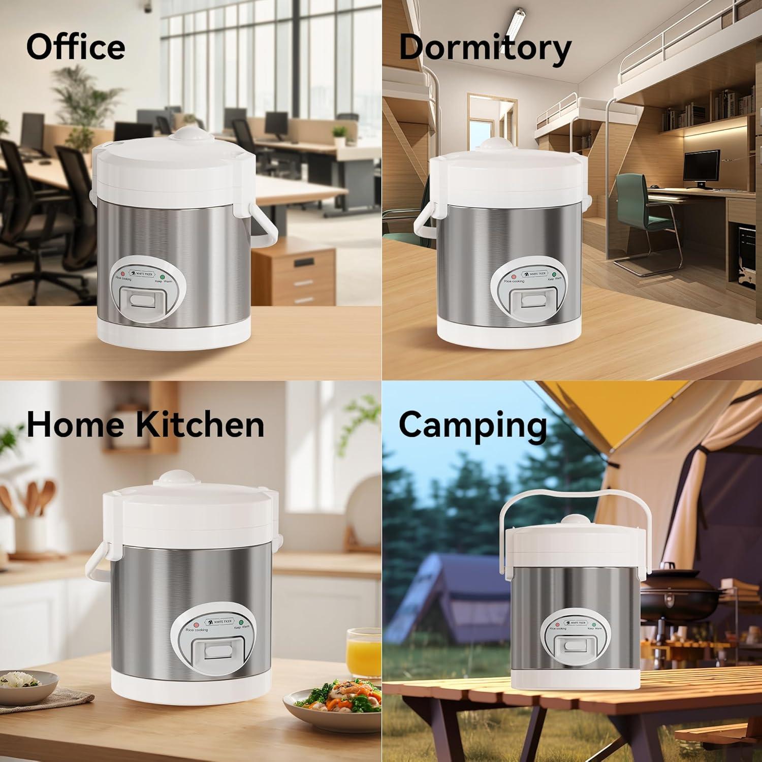 Olla Arrocera Eléctrica TIGRE BLANCO 1.5L para 5 Tazas