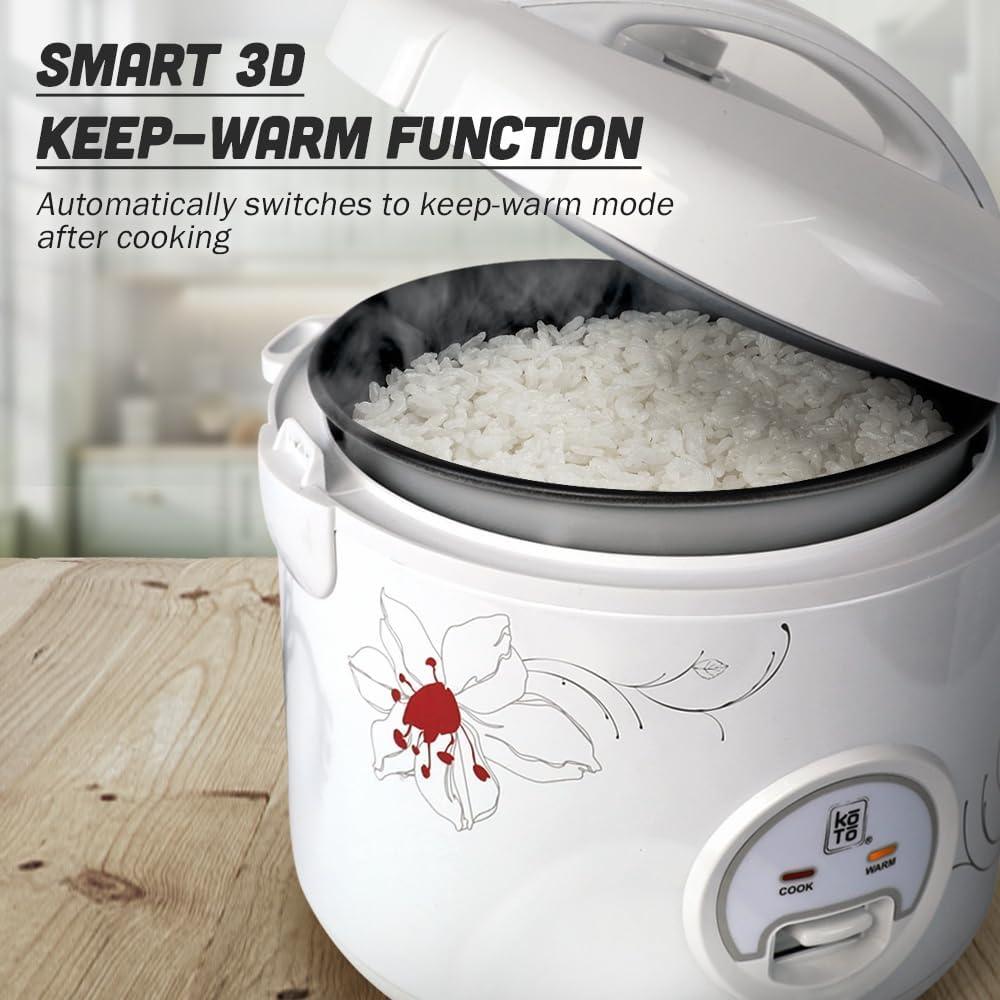 Olla de Arroz KOTO Eléctrica 5 Tazas con Vaporera Antiadherente