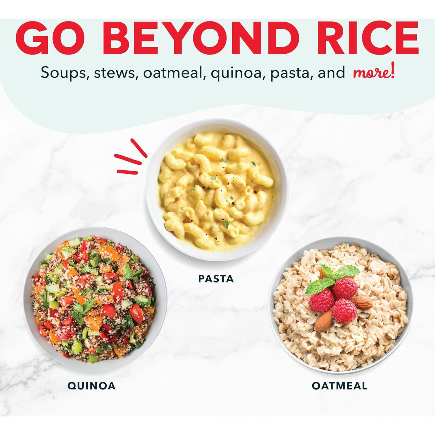 Cocinero de Arroz Mini DASH 0.47L Antiadherente Grafito