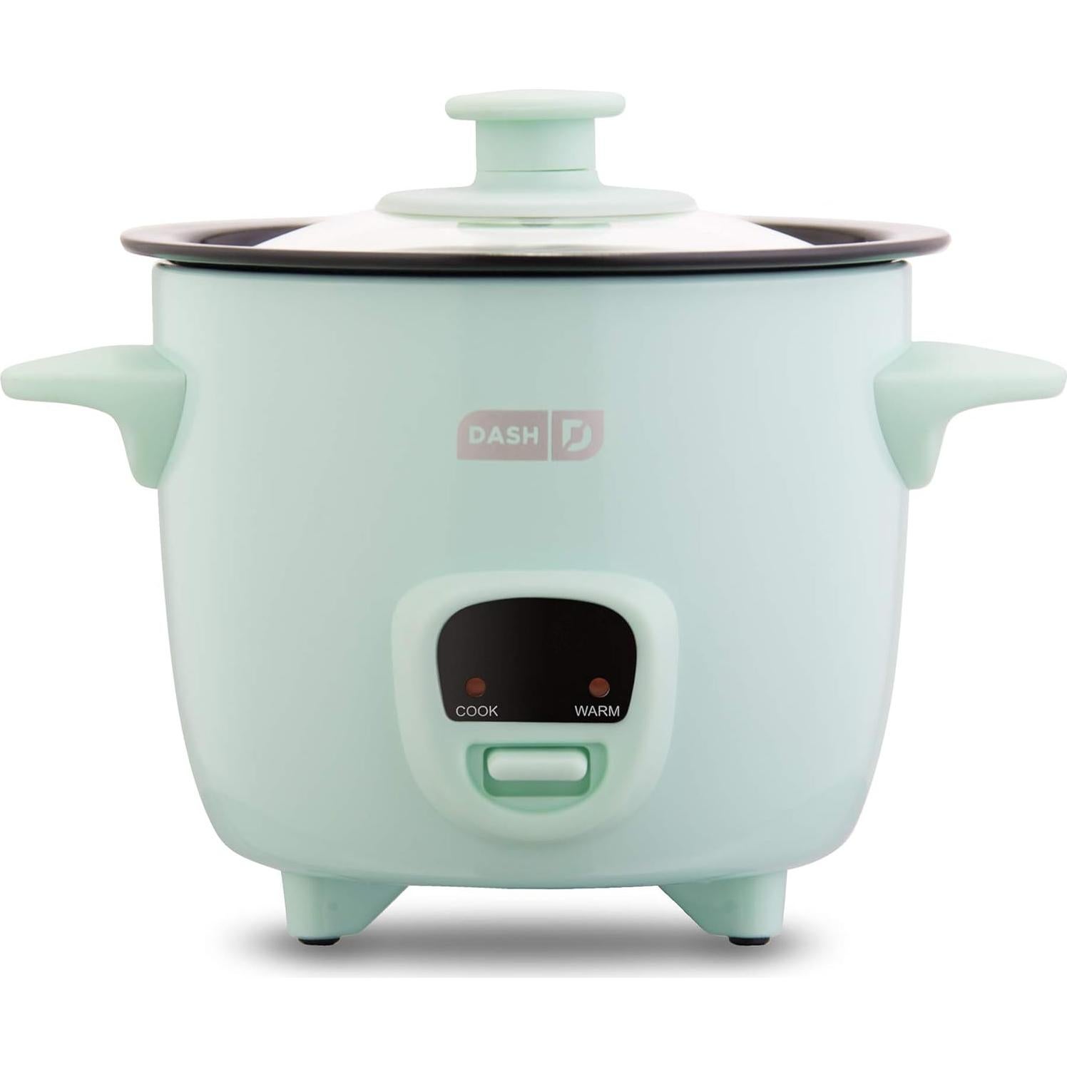Cocedor de Arroz Mini DASH 5 Cuartos y Cocedor de Huevos Aqua