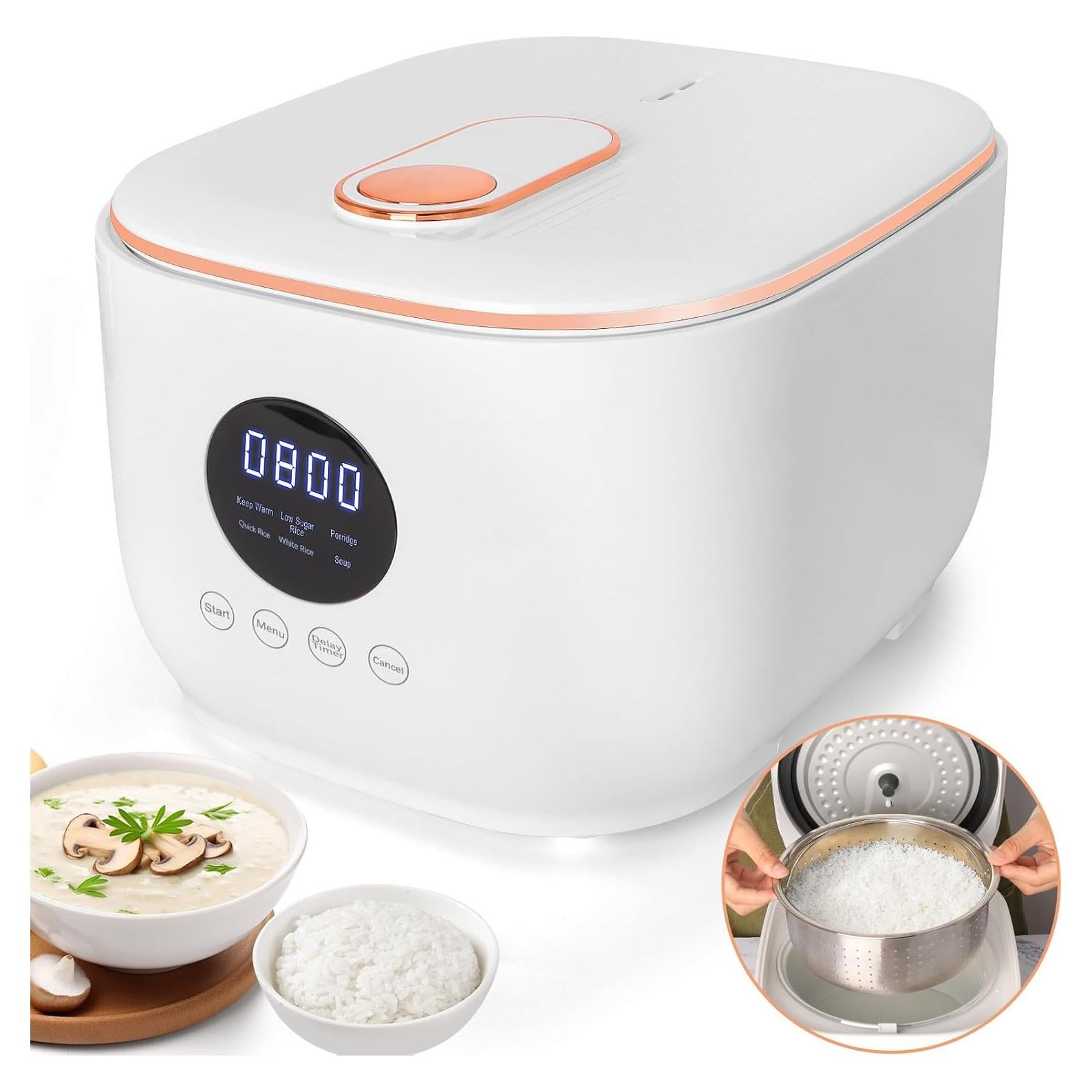 Cocedor de Arroz Eléctrico Exliu 3L Bajo en Carbohidratos