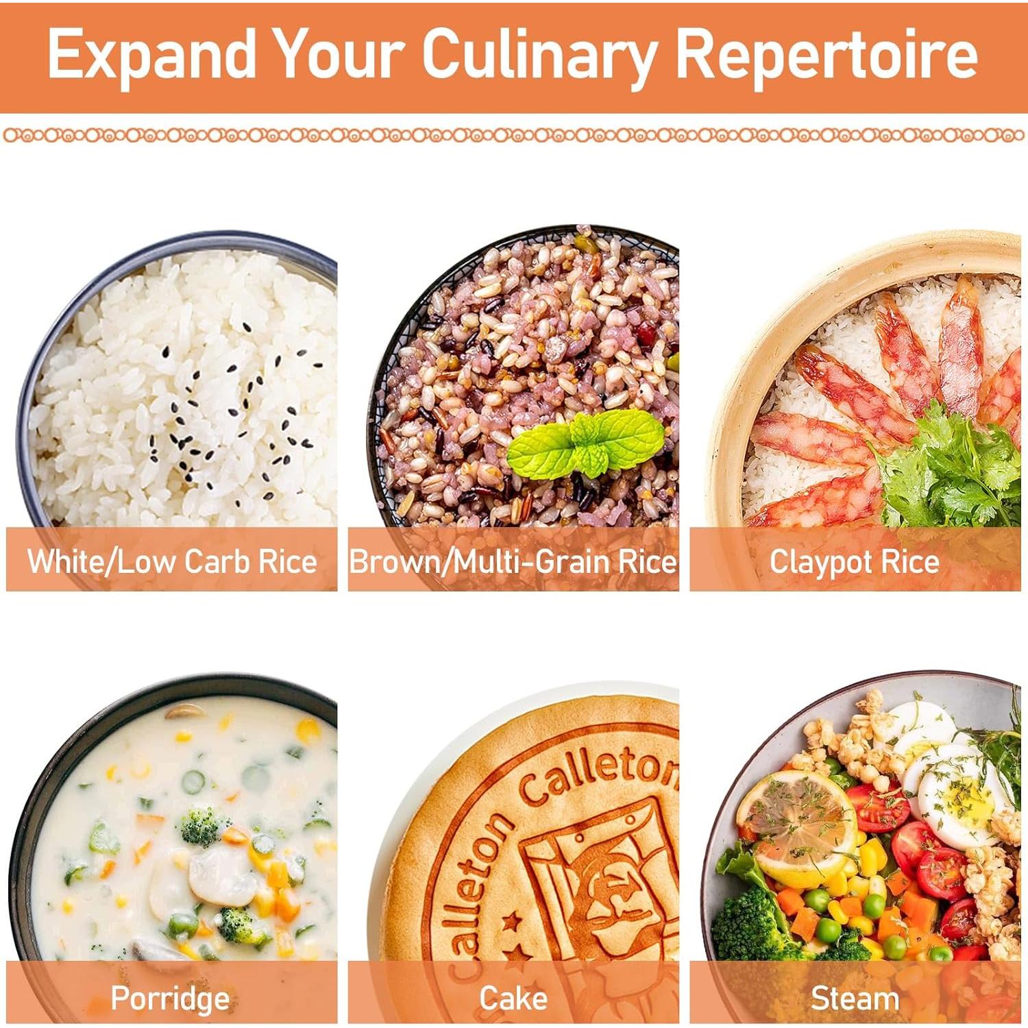 Cocedor de Arroz Eléctrico Exliu 3L Bajo en Carbohidratos