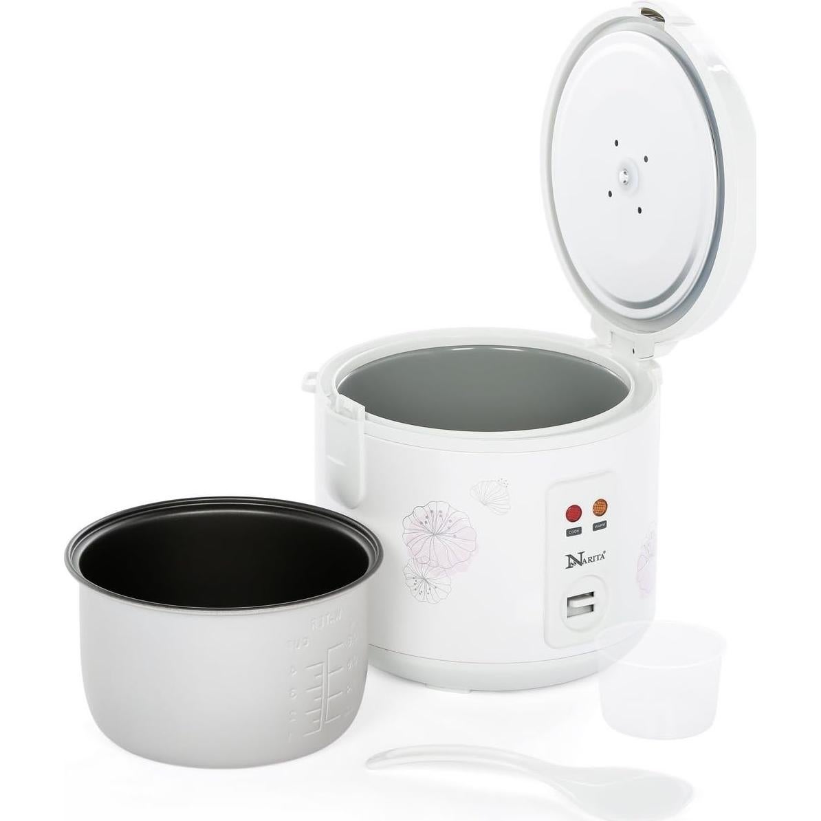 Olla Arrocera LOOGBH NRC-030F 8 Tazas Cocidas Blanca