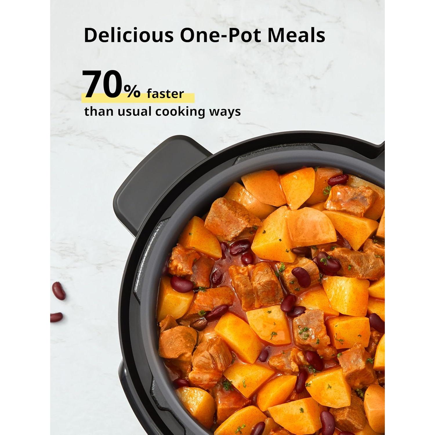 Olla de Presión COMFEE 8 Cuartos 16 Funciones Cerámica