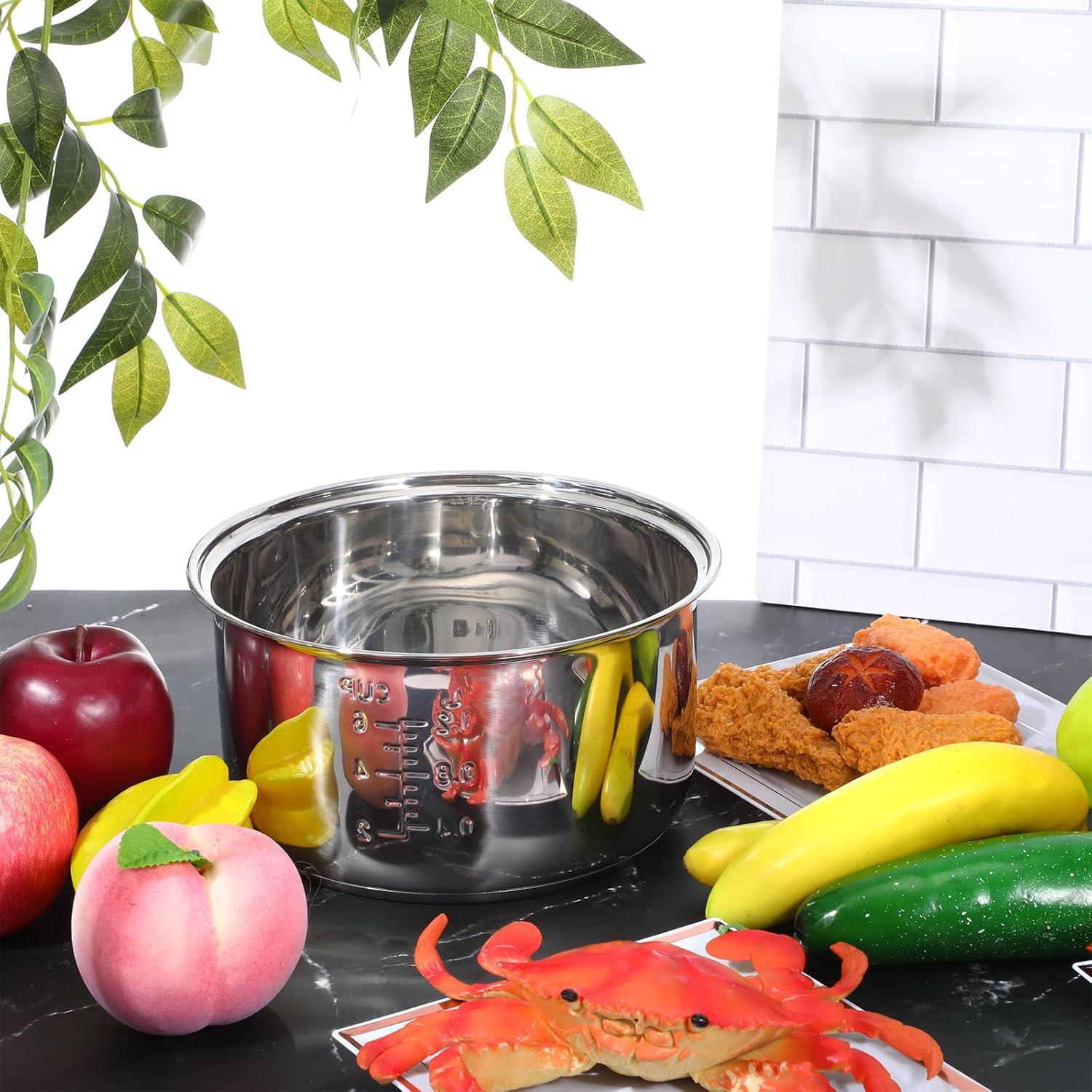 Olla Interna de Acero Inoxidable 304 Baderke 3L Compatible Zojirushi